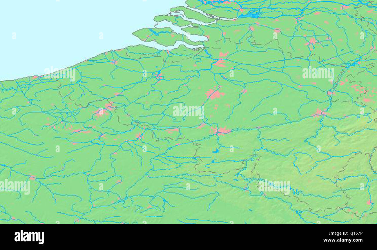 Rivers map hi-res stock photography and images - Alamy