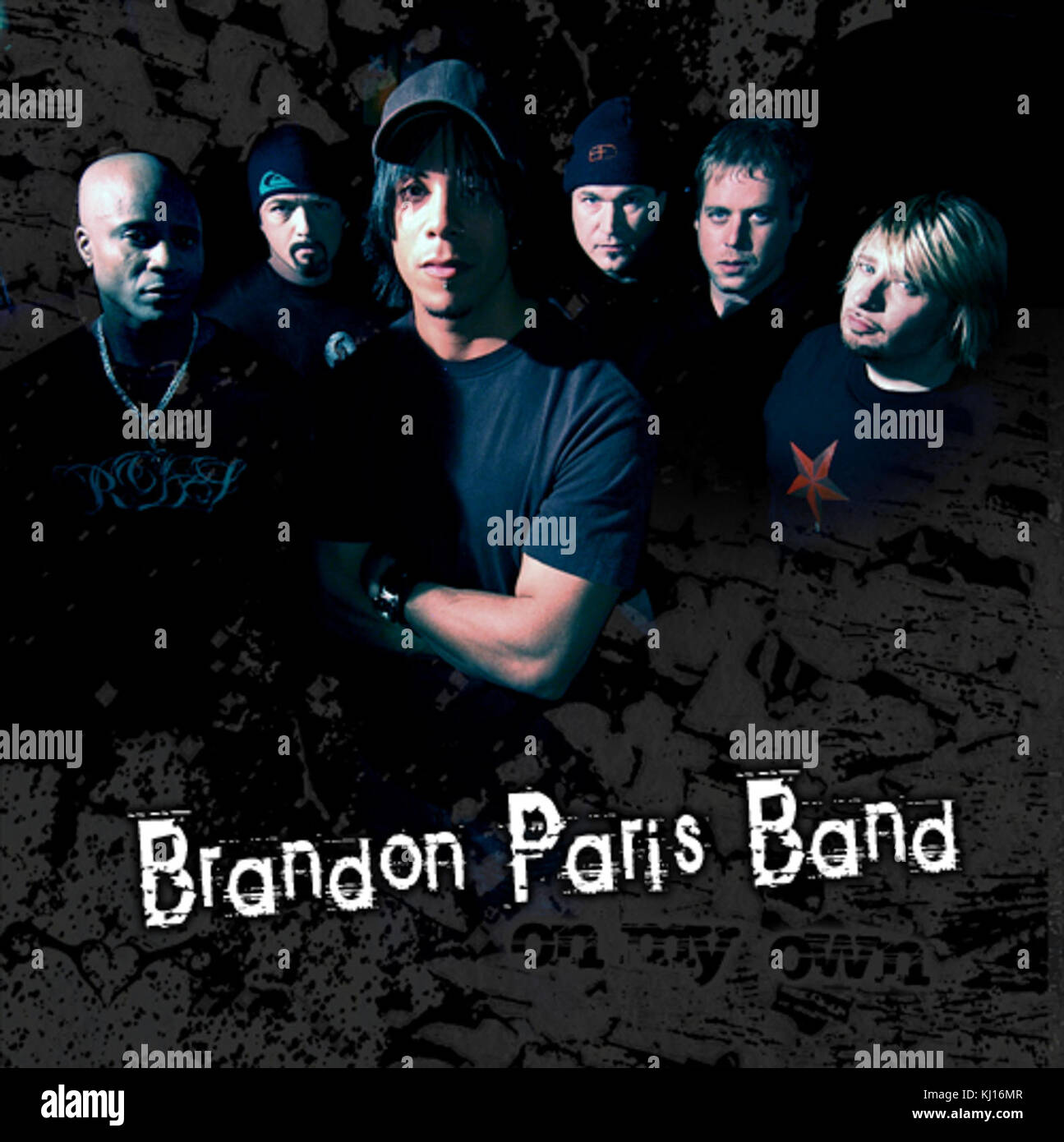 Brandon Paris Band On My Own CD cover Stock Photo Alamy
