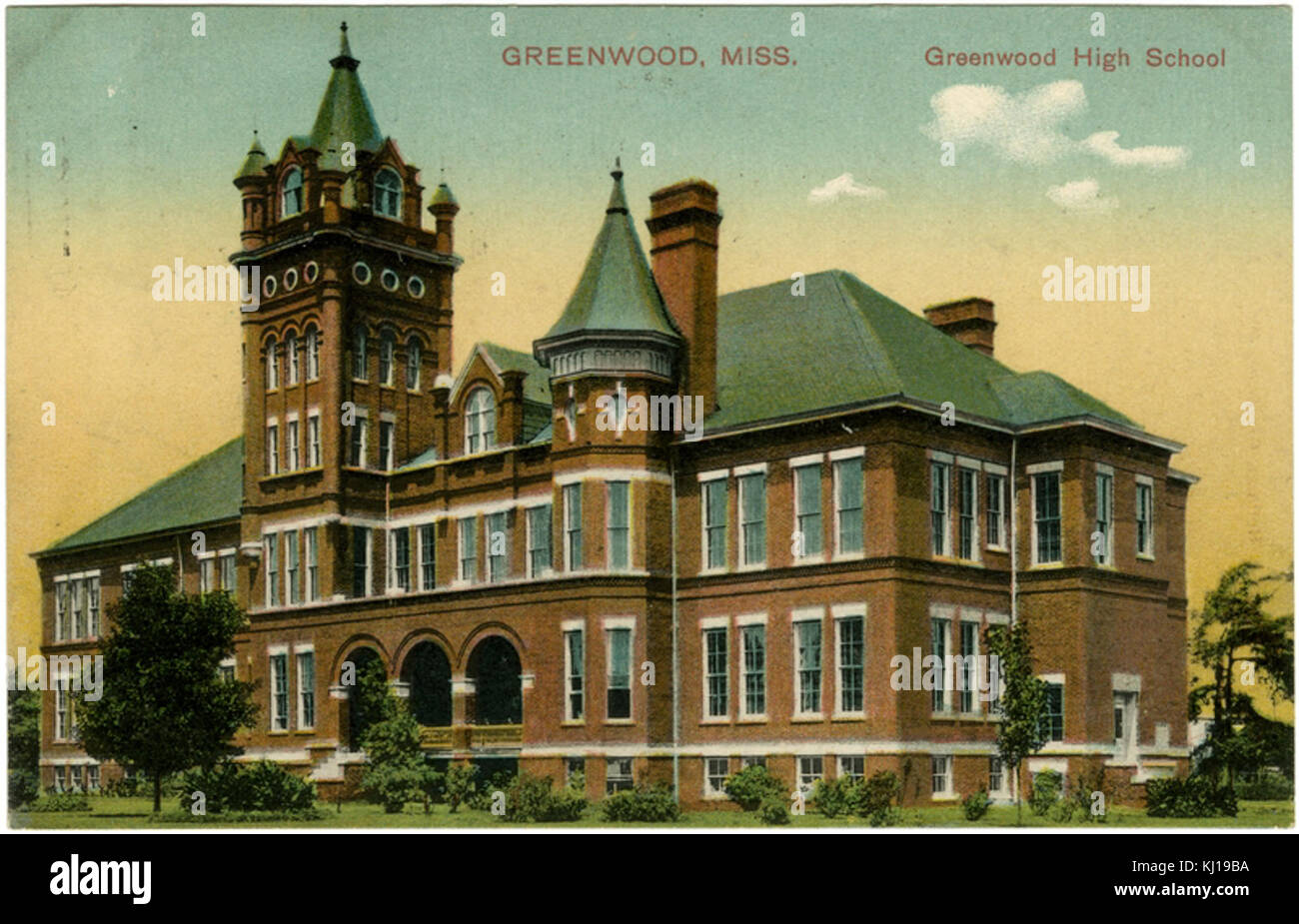 Greenwood High School Stock Photo Alamy