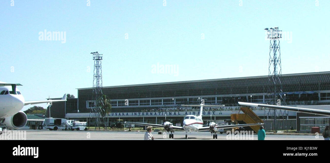 Lusaka International Airport Stock Photo