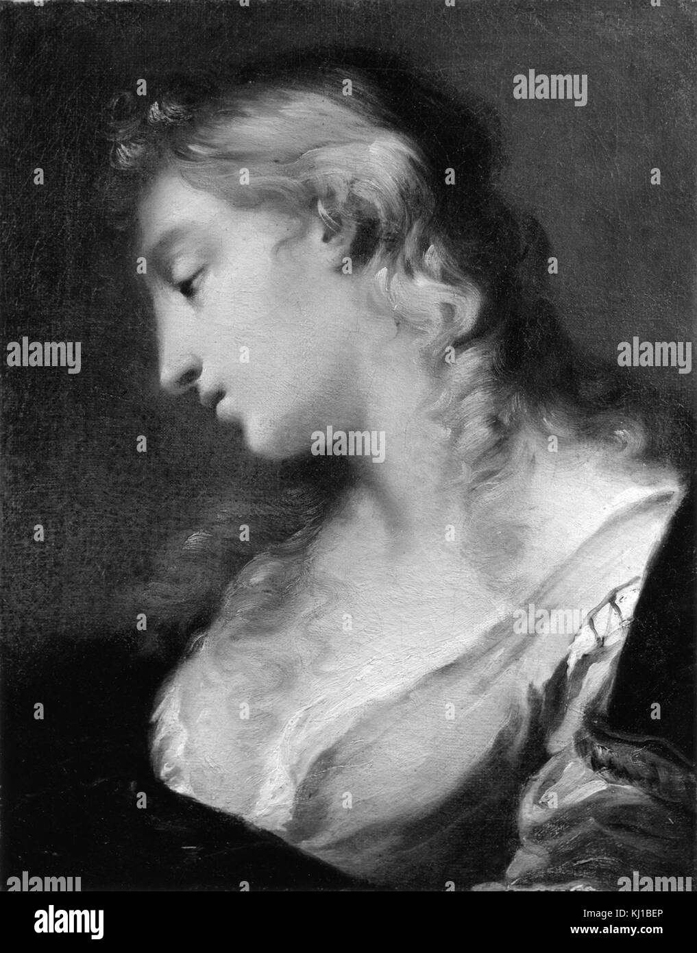 Michele Rocca - Half-Length Figure of a Woman - Walters 37404 Stock ...