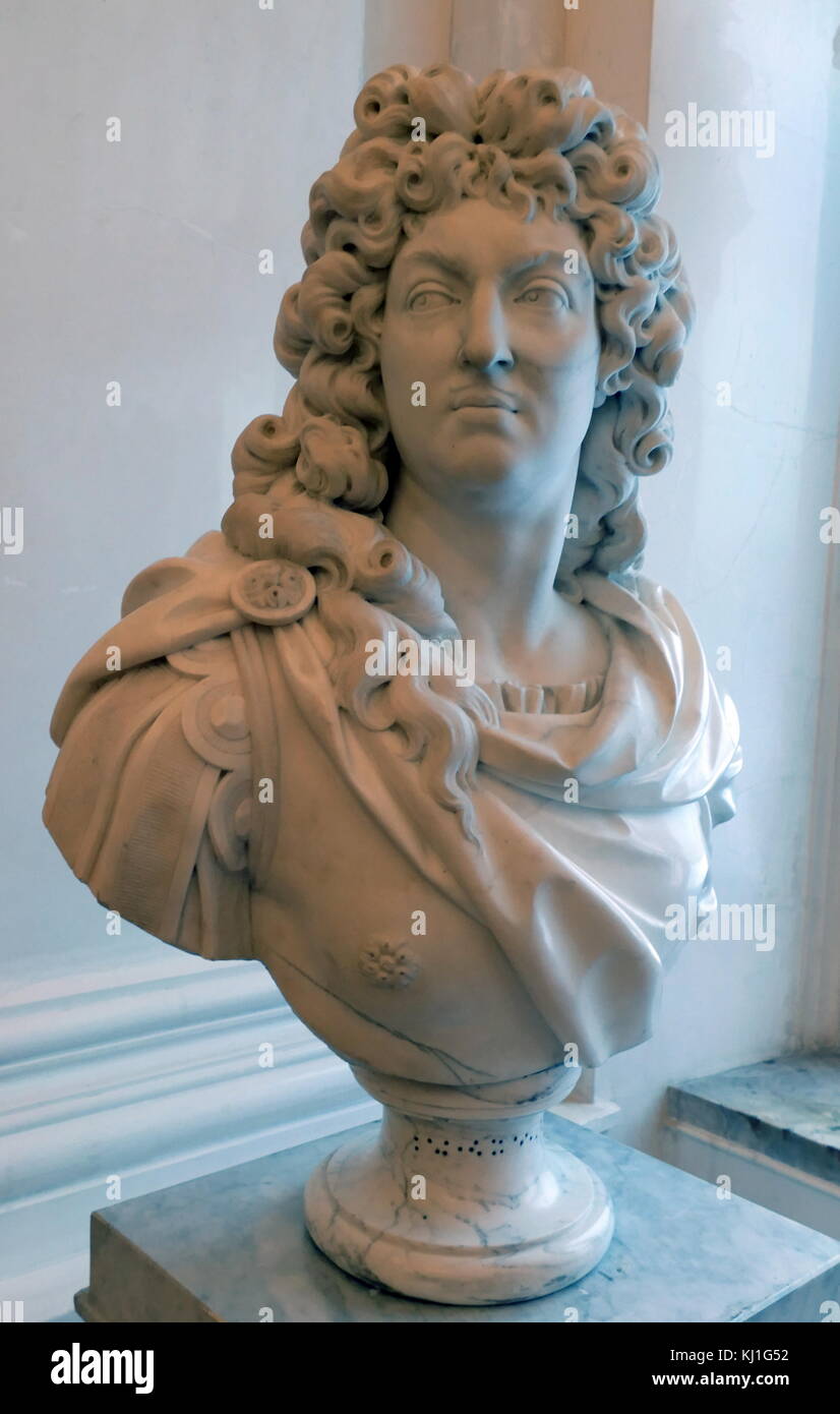 Bust of French King, Louis XIV, by SimonLouis Boizot, 1743—1804 Stock