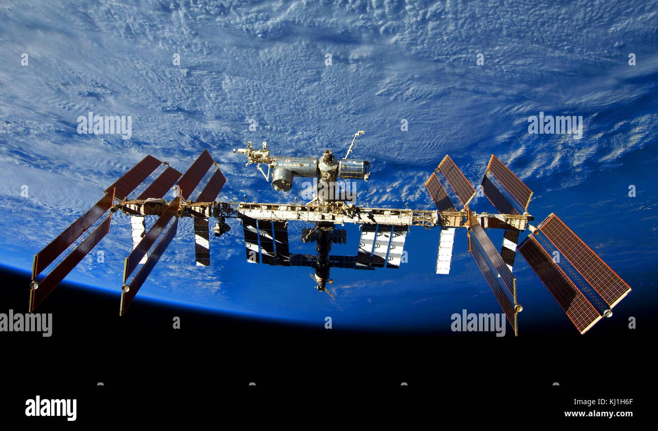 International Space Station 2009 Stock Photo