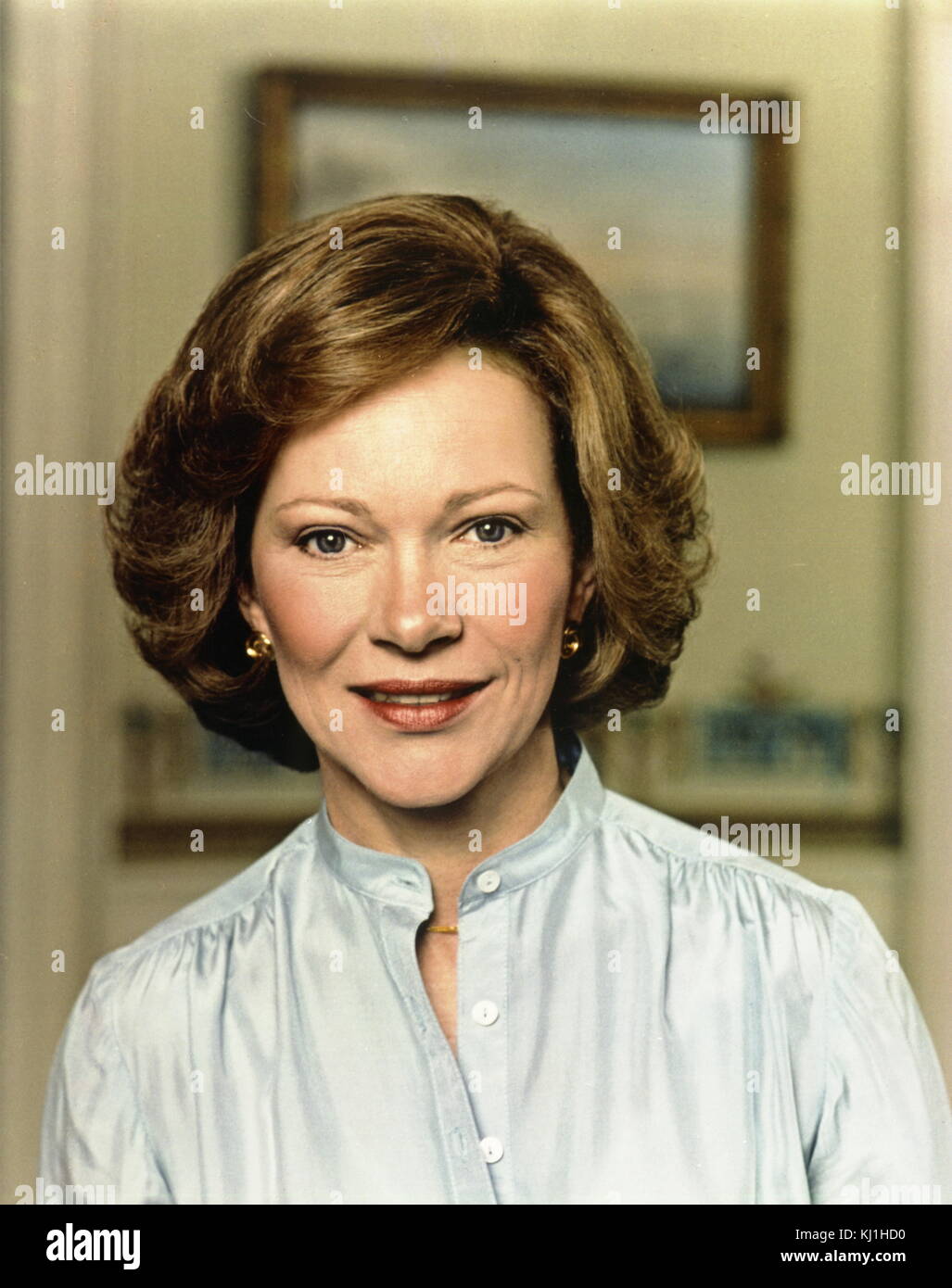 Rosalynn Carter (born 1927) wife of US president Jimmy Carter, the 39th President of the United States from 1977 to 1981. In 2002, Stock Photo