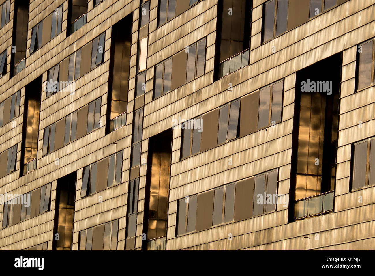 New residential apartments for students near Queen Mary University in east London,UK Stock Photo