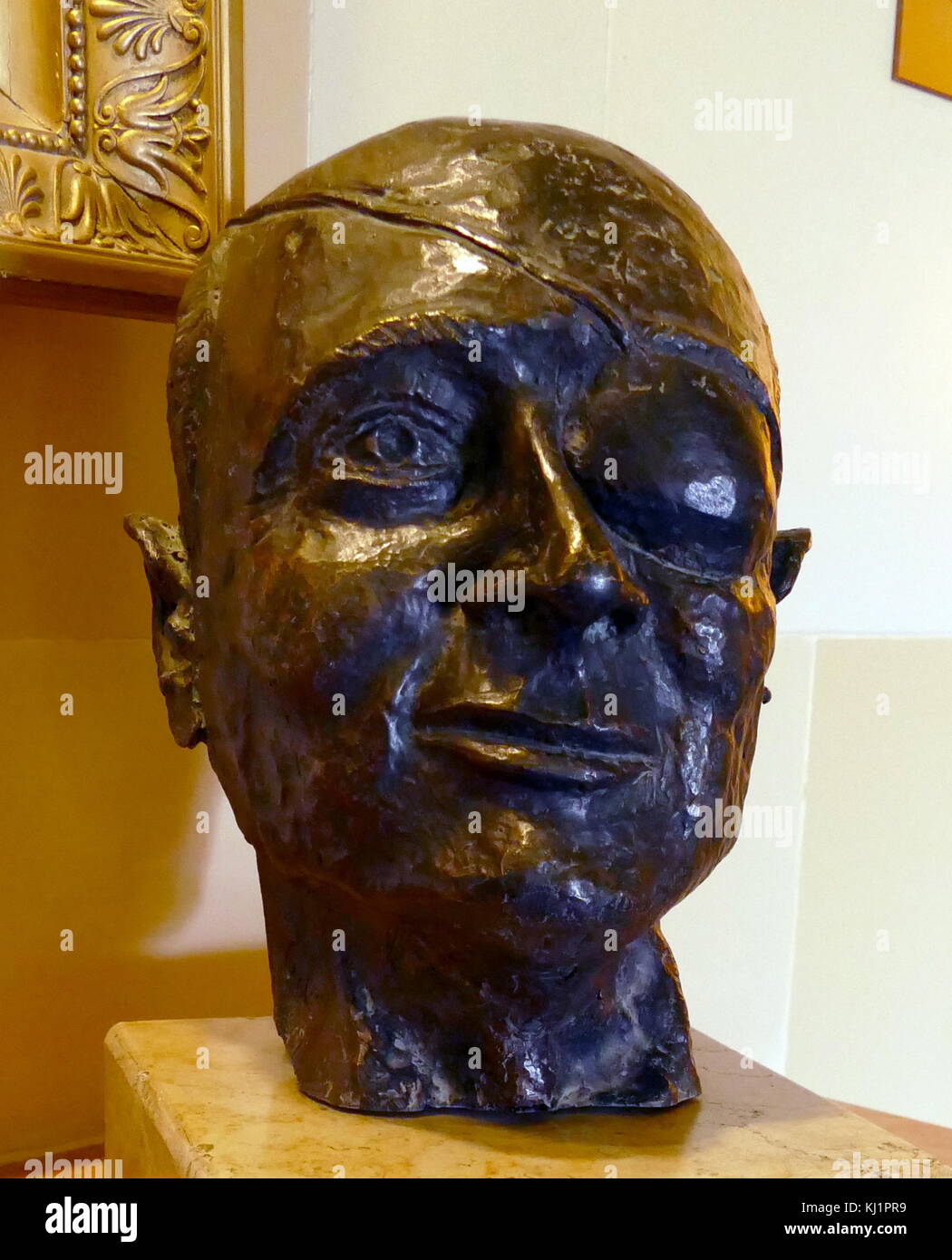 Bust of Israeli politician Moshe Dayan, by Levi Shochat 1973. Moshe Dayan  (1915 – 1981) was an Israeli military leader and politician. chief of staff  of the Israel Defense Forces (1953–58) during