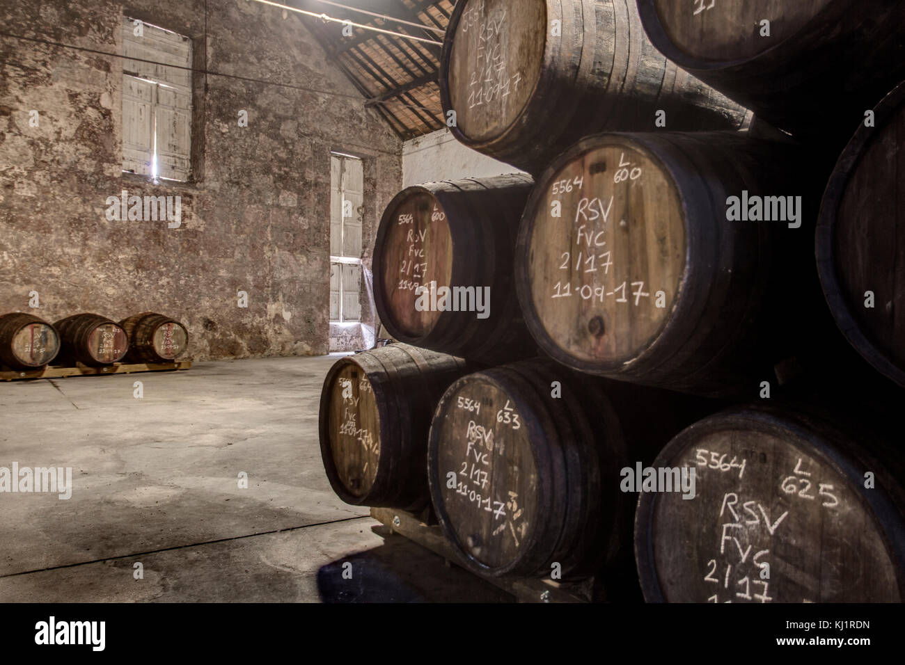 Port Wine Cave in Porto, Portugal Stock Photo Alamy