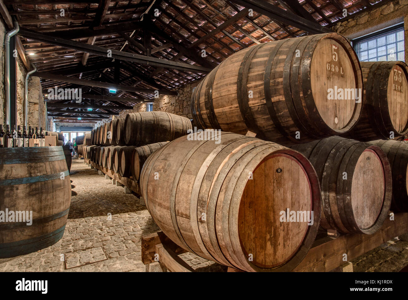 Port Wine Cave in Porto, Portugal Stock Photo Alamy
