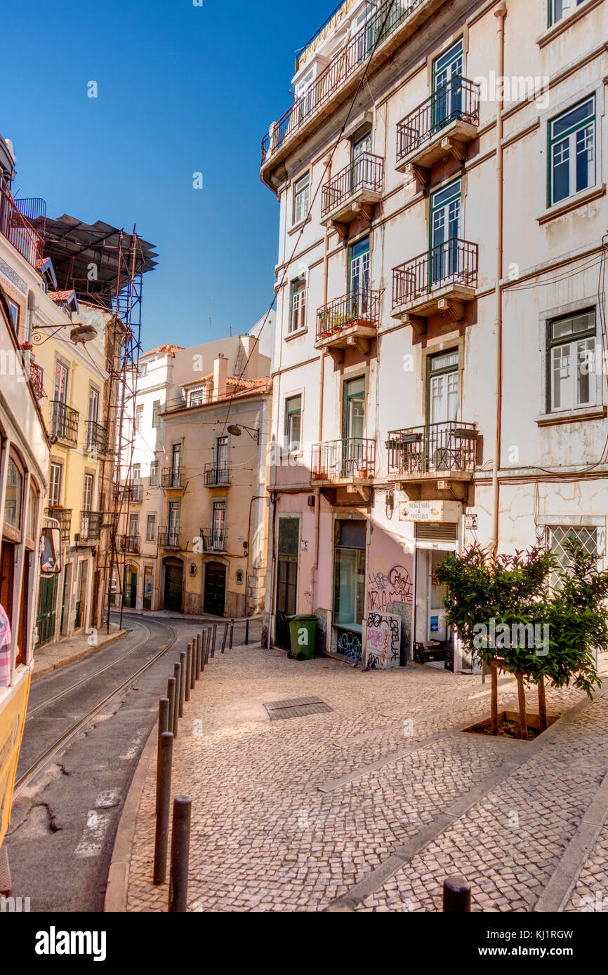Europe portugal lisbon yellow trolley hi-res stock photography and images -  Alamy