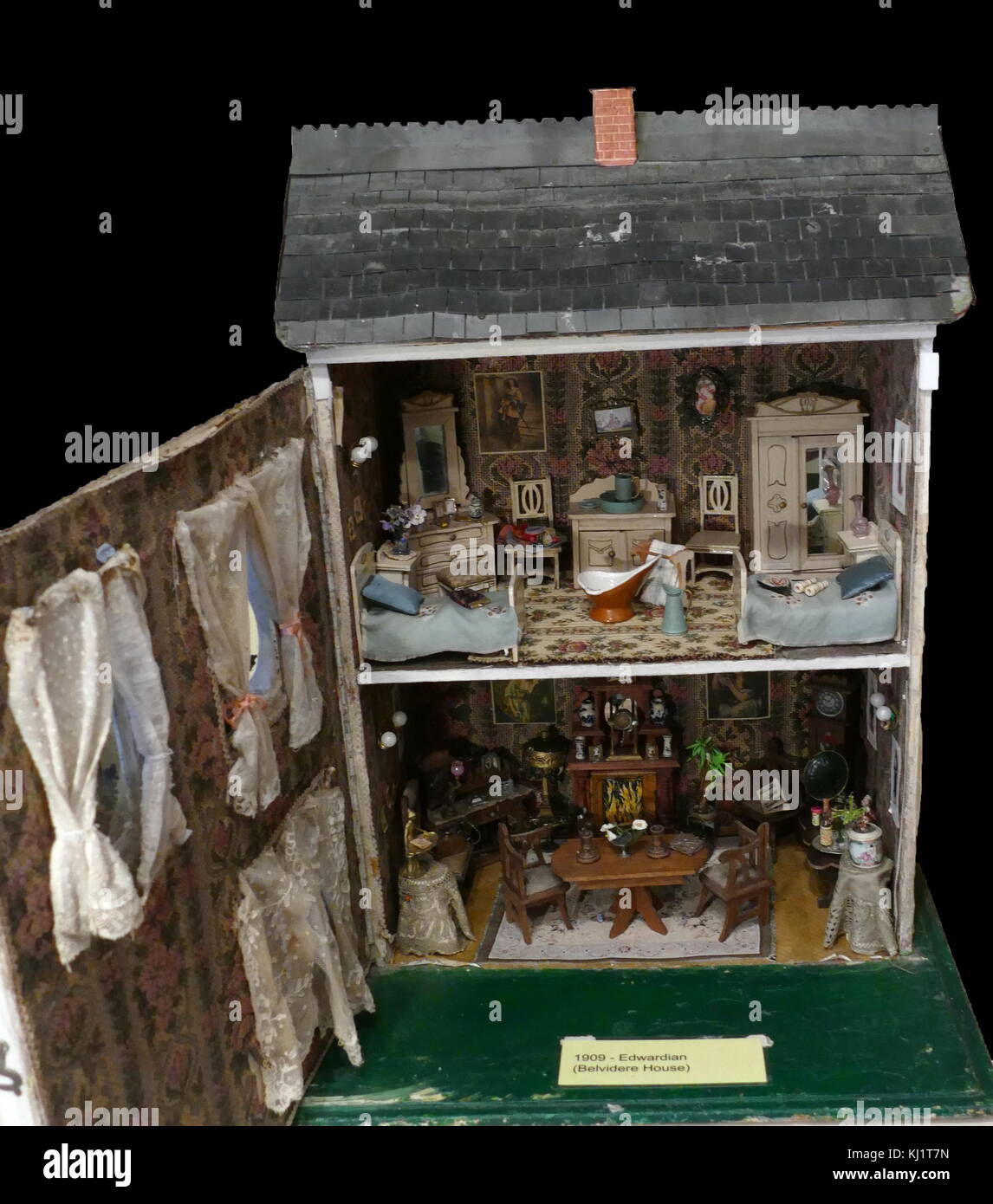 Edwardian English Dolls House (The Belvedere) 1909 Stock Photo Alamy