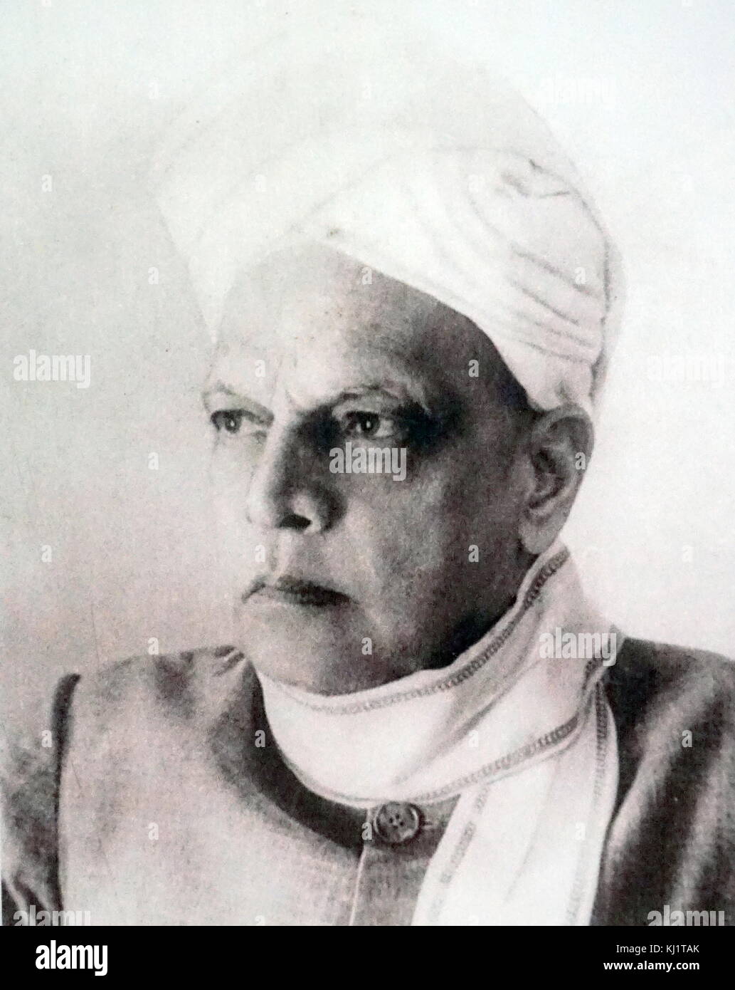 Valangaiman Srinivasa Sastri (1869 – 1946) Indian politician, administrator, educator, orator and Indian independence activist. Stock Photo