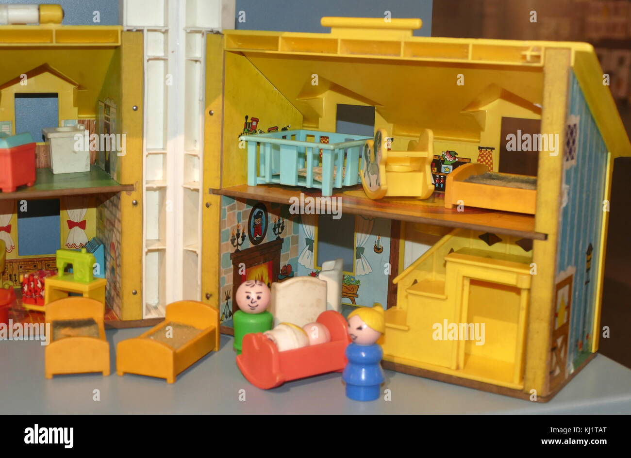 Fisher Price' play set Dolls house 1970-1980 Stock Photo - Alamy