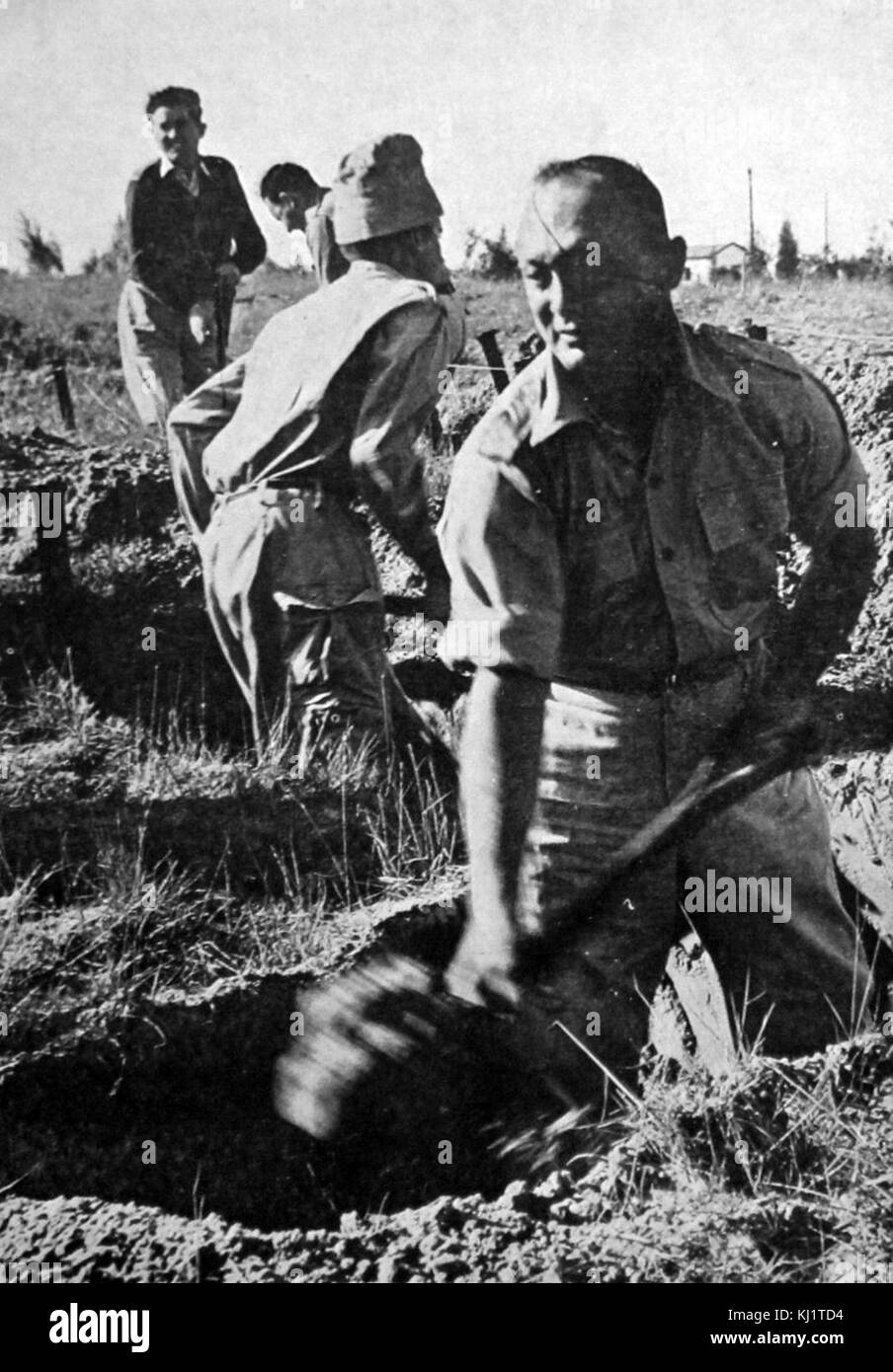 Moshe Dayan (1915 – 1981) was an Israeli military leader and politician. As commander of the Jerusalem front in the 1948 Arab–Israeli War, chief of staff of the Israel Defense Forces (1953–58) during the 1956 Suez Crisis, but mainly as Defense Minister during the Six-Day War in 1967, he became to the world a fighting symbol of the new state of Israel Stock Photo