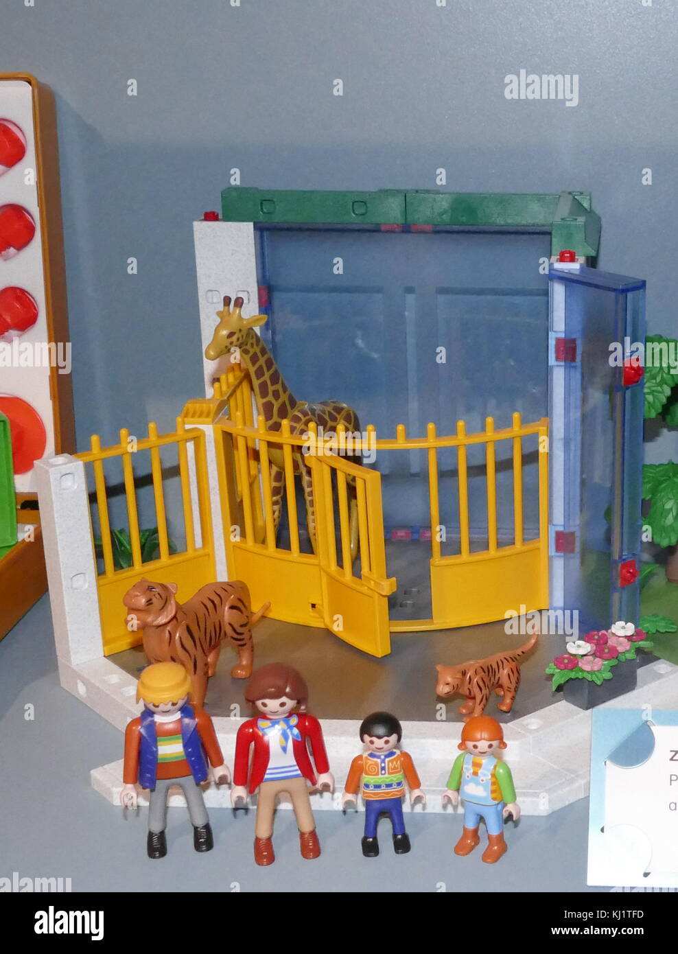 Playmobil zoo set in plastic 2006 Stock Photo - Alamy