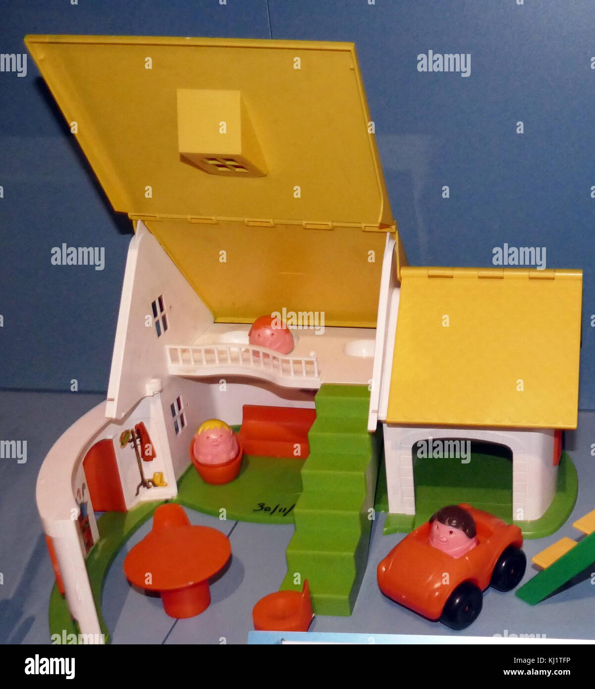 Weebles plastic dolls house and figures 1973 Stock Photo