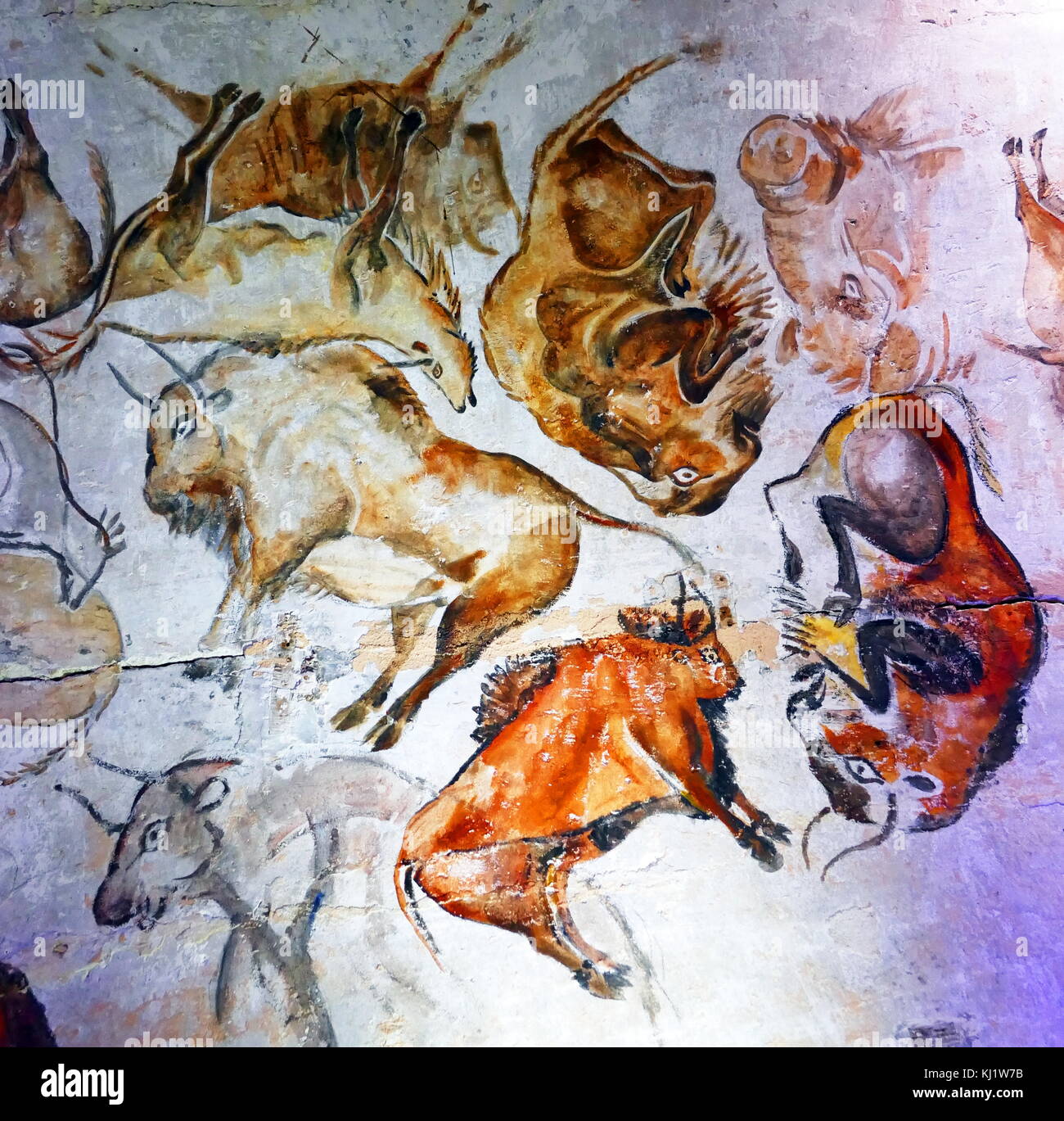 Cave Painting Found In The Cave Of Altamira Located In Cantabria 