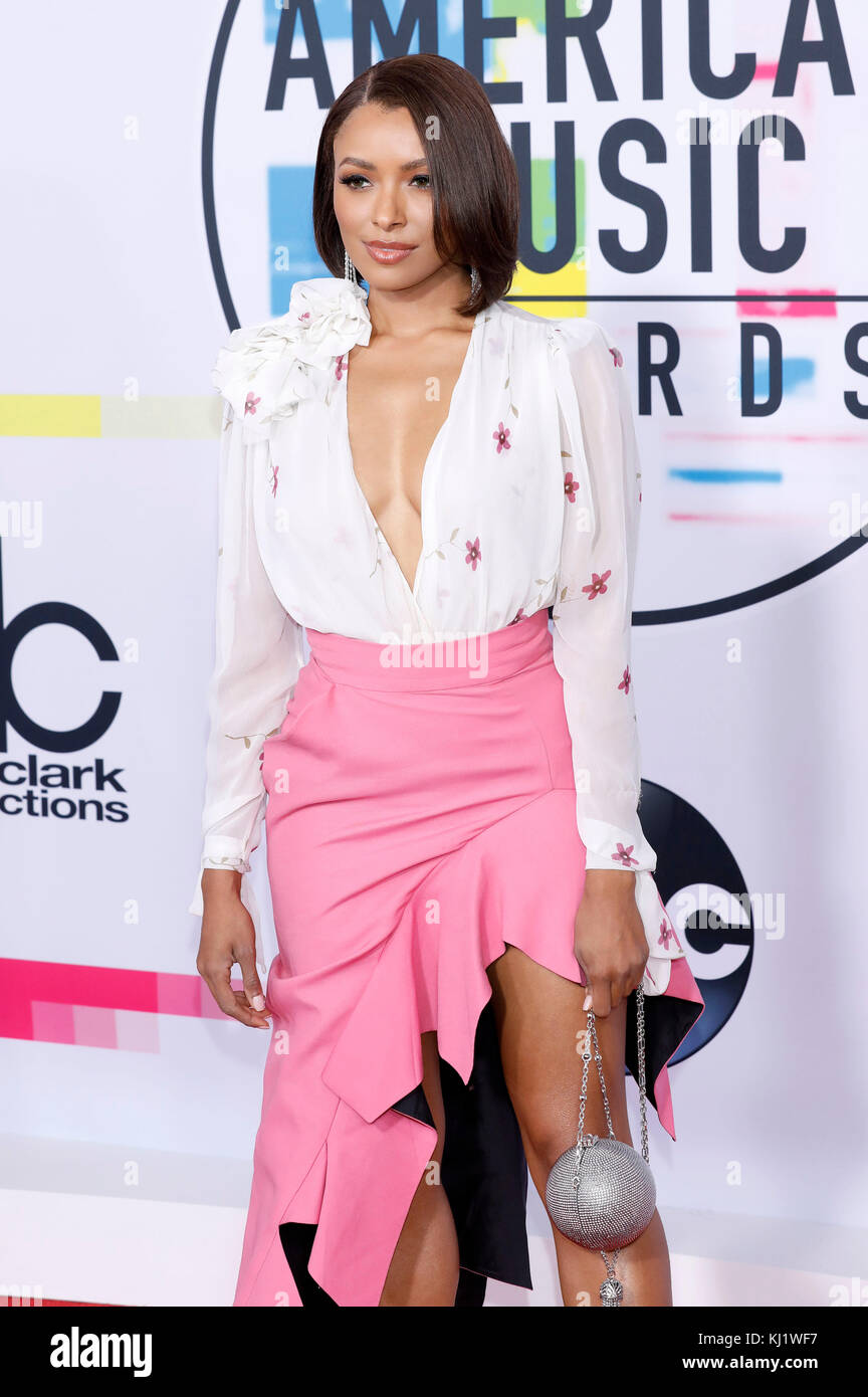Los Angeles, USA. 19th Nov, 2017. Kat Graham attends the 2017 American Music Awards at Microsoft Theater on November 19, 2017 in Los Angeles, California. Credit: Geisler-Fotopress/Alamy Live News Stock Photo