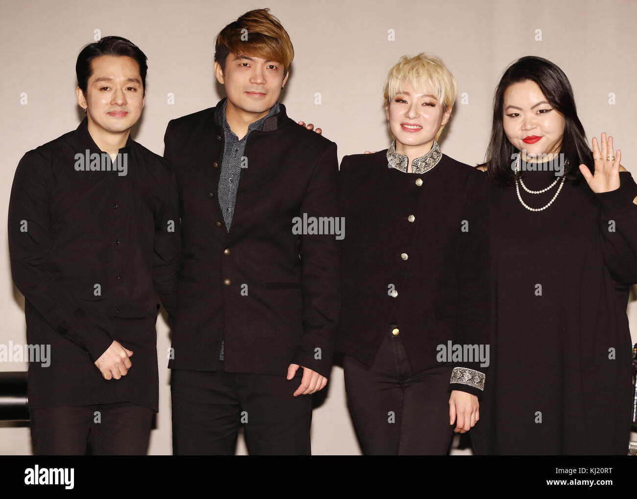 21st Nov, 2017. S. Korean rock band Dear Cloud South Korean rock band