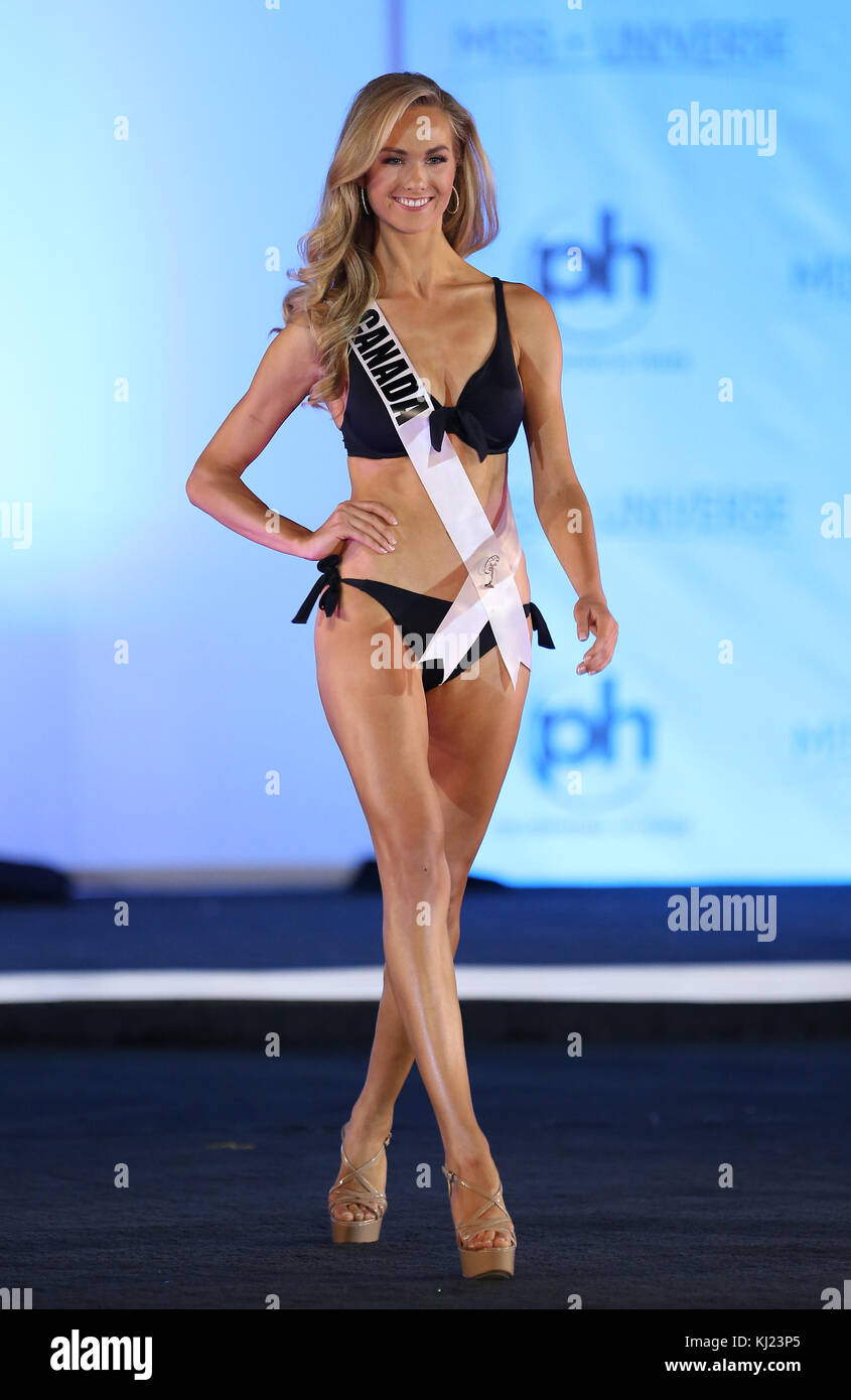 Las Vegas, NV, USA. 20th Nov, 2017. 20 November 2017 - Las Vegas, NV - Miss  Canada, Lauren Howe. 66th Miss Universe Pageant Preliminary Competition at  Planet Hollywood Resort Hotel and Casino