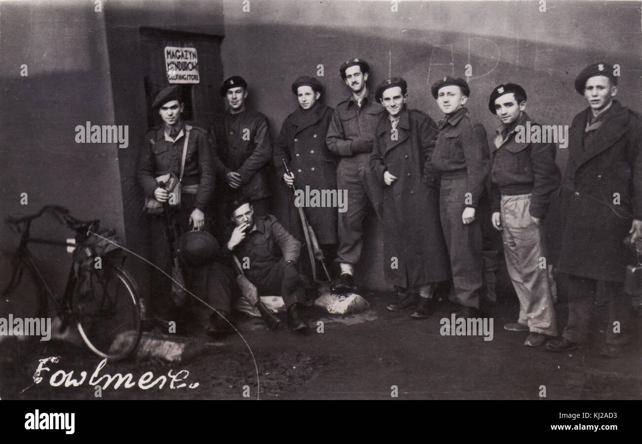 Polish II Corps (68) - 1946-10-02 - Fowlmere - Demobilization Stock Photo