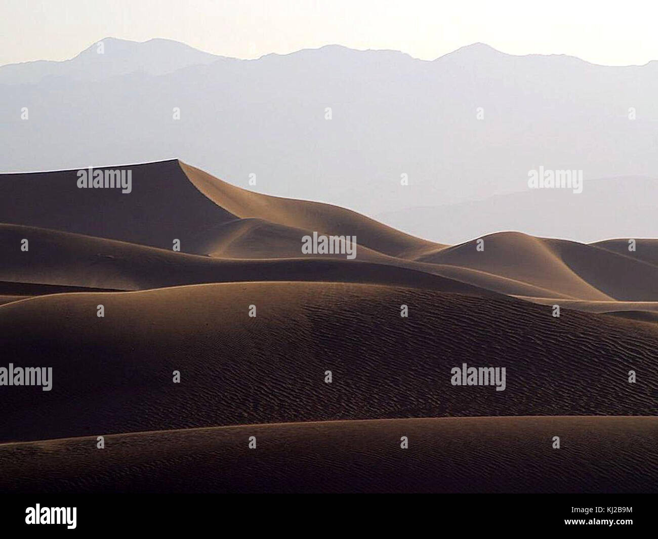 Sand dunes at sunset Stock Photo - Alamy