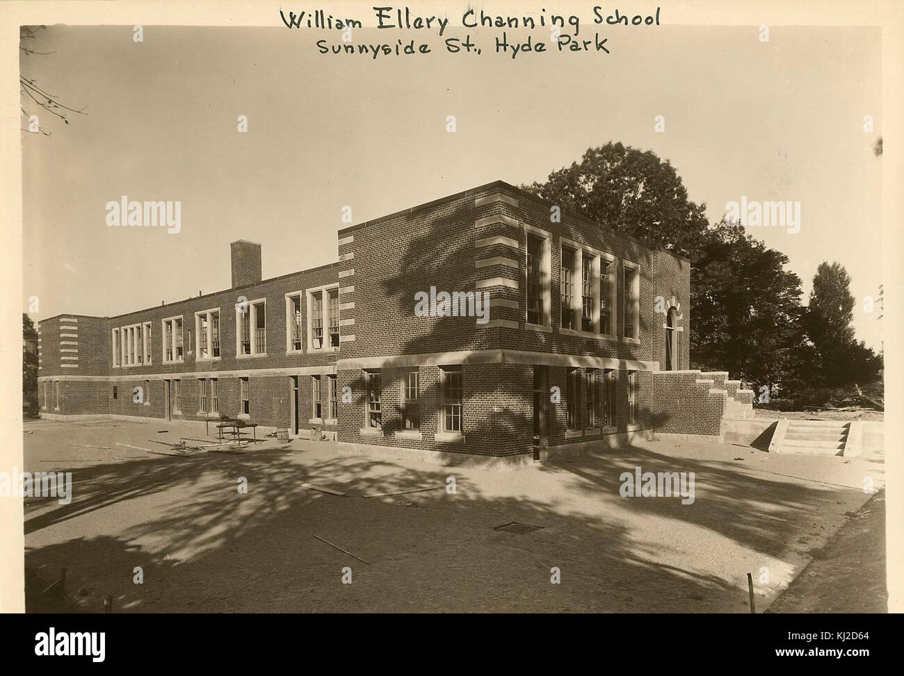 William Ellery Channing School - 0403002027d - City of Boston Archives Stock Photo