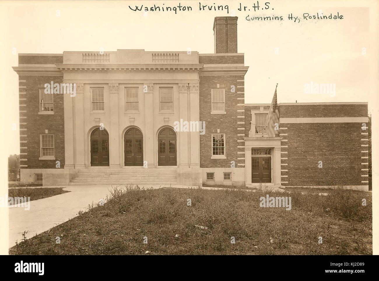 Washington Irving School 0403002093d City of Boston Archives Stock