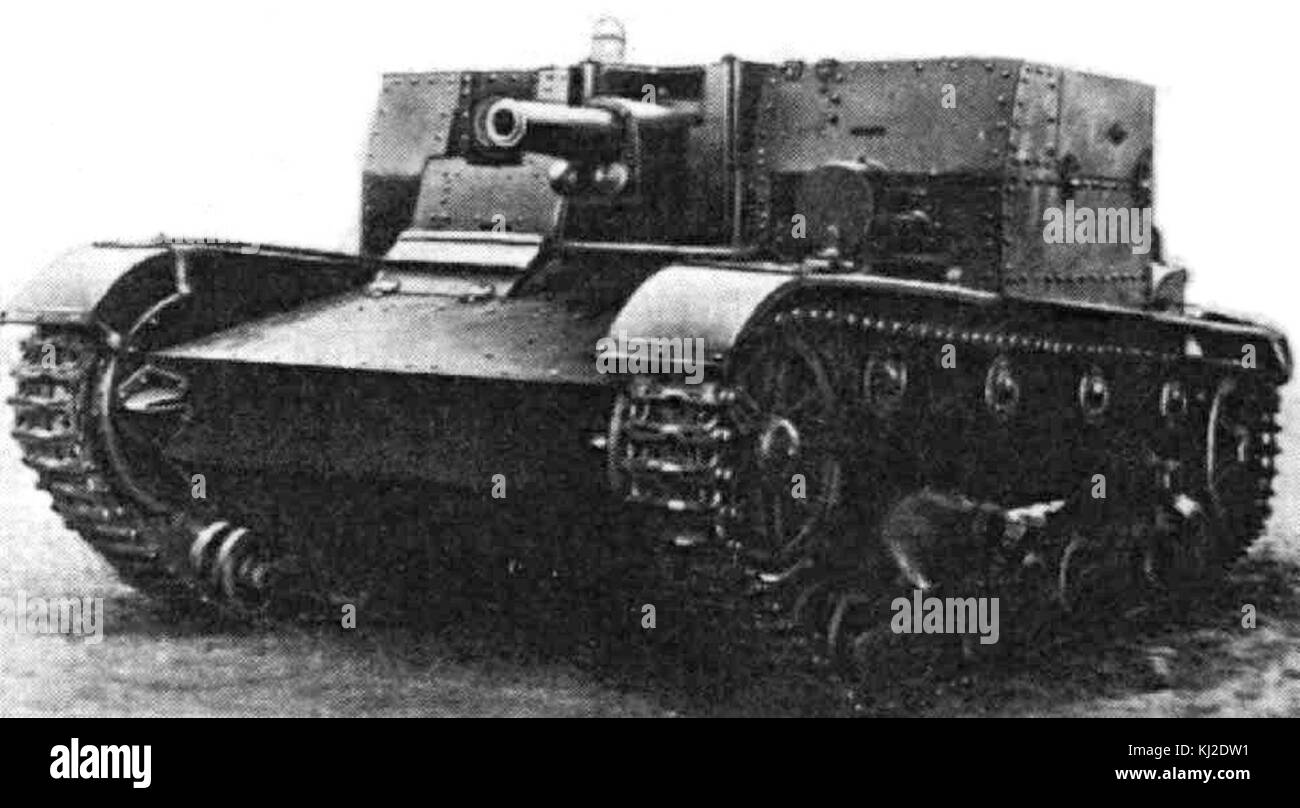 Artillery tank AT-1 Stock Photo - Alamy