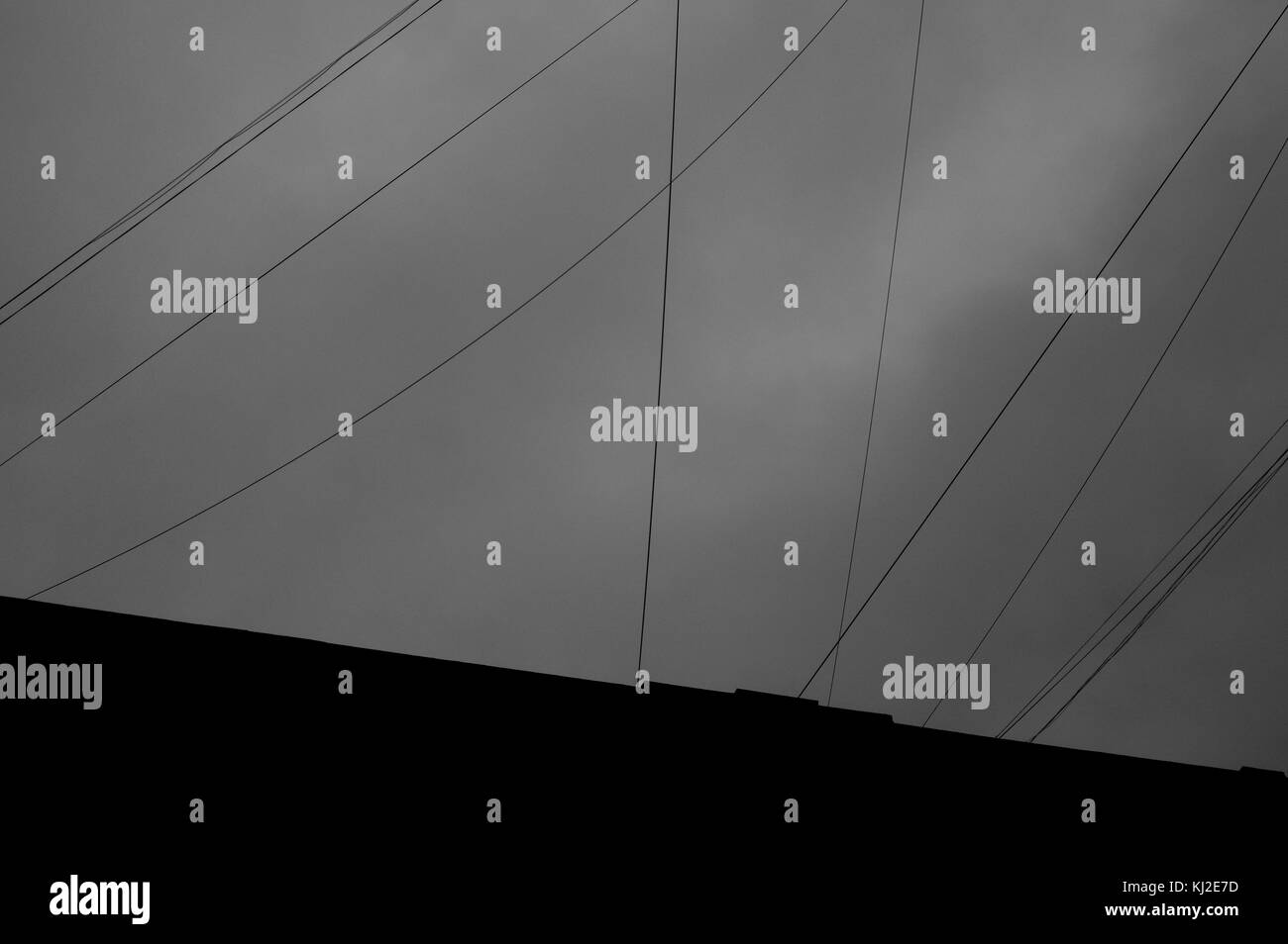 Outdoor Electrical Wire Stock Photo Alamy