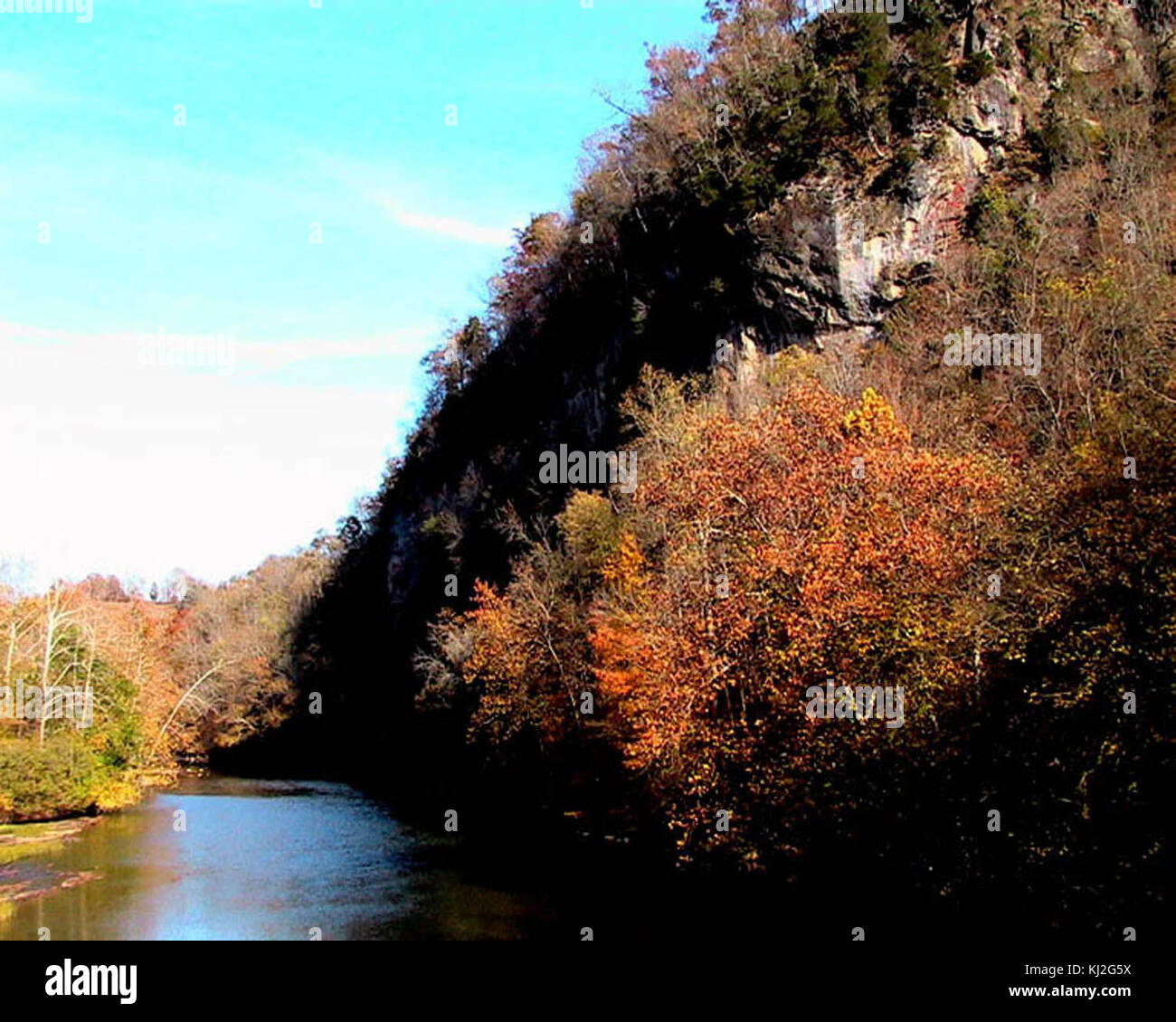 Clinch river at fort blackmore Stock Photo Alamy