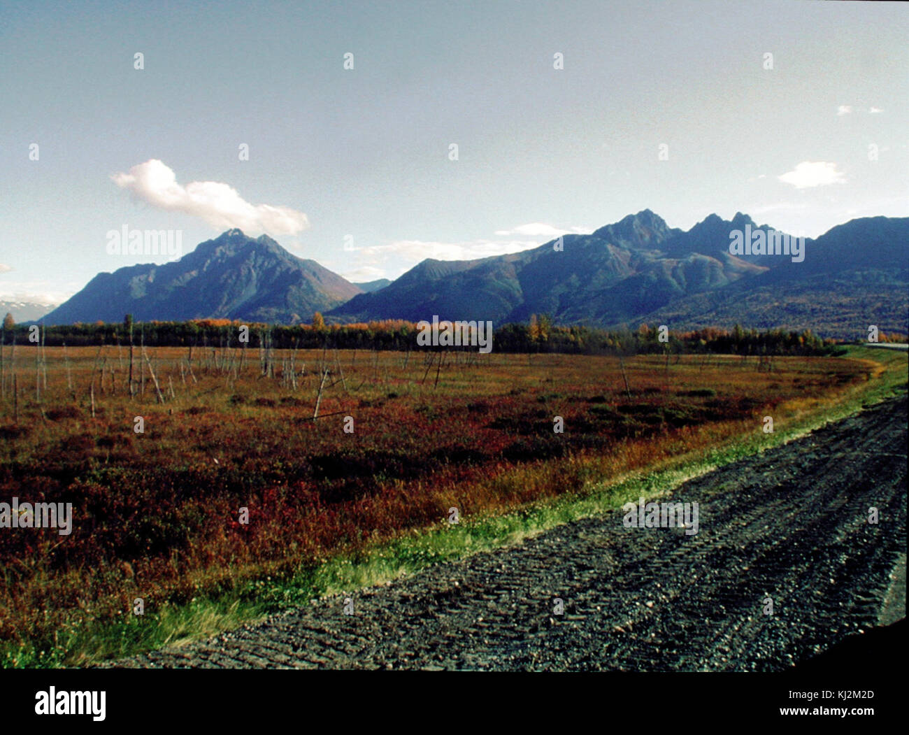 PalmerAK Hay Flats Stock Photo Alamy