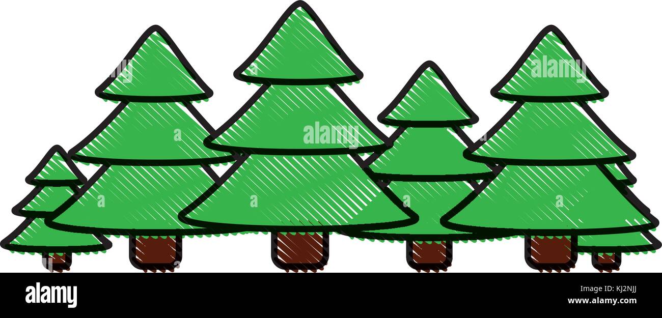 pine trees icon image Stock Vector Image & Art - Alamy