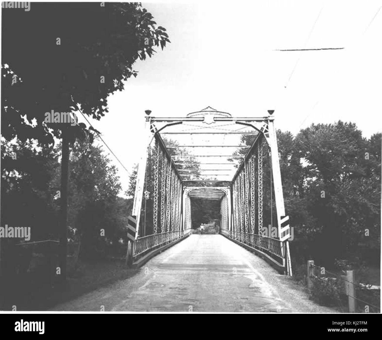 Bridge in French Creek Township Stock Photo Alamy