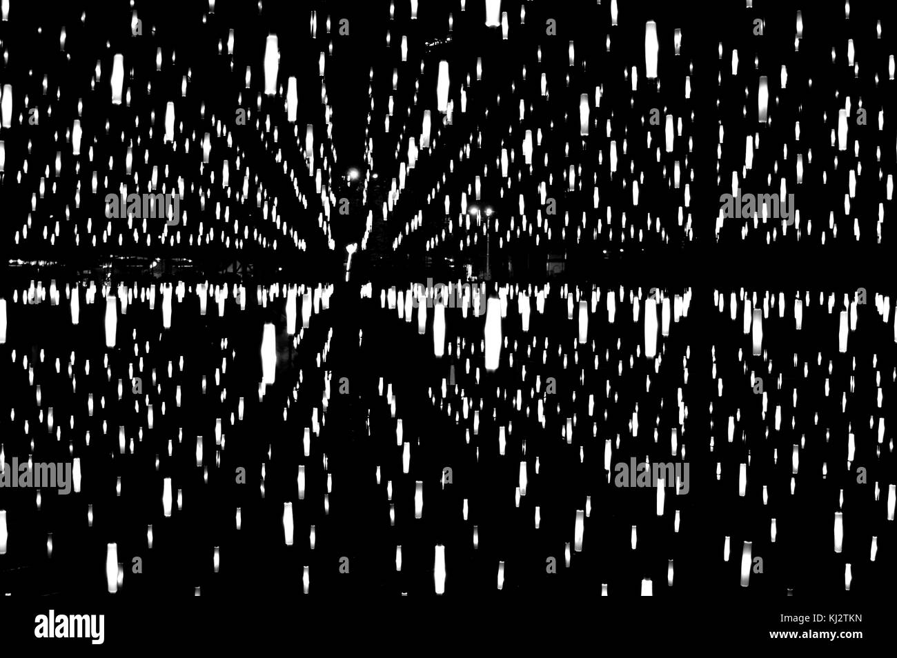 Abstract Light Installation Stock Photo Alamy
