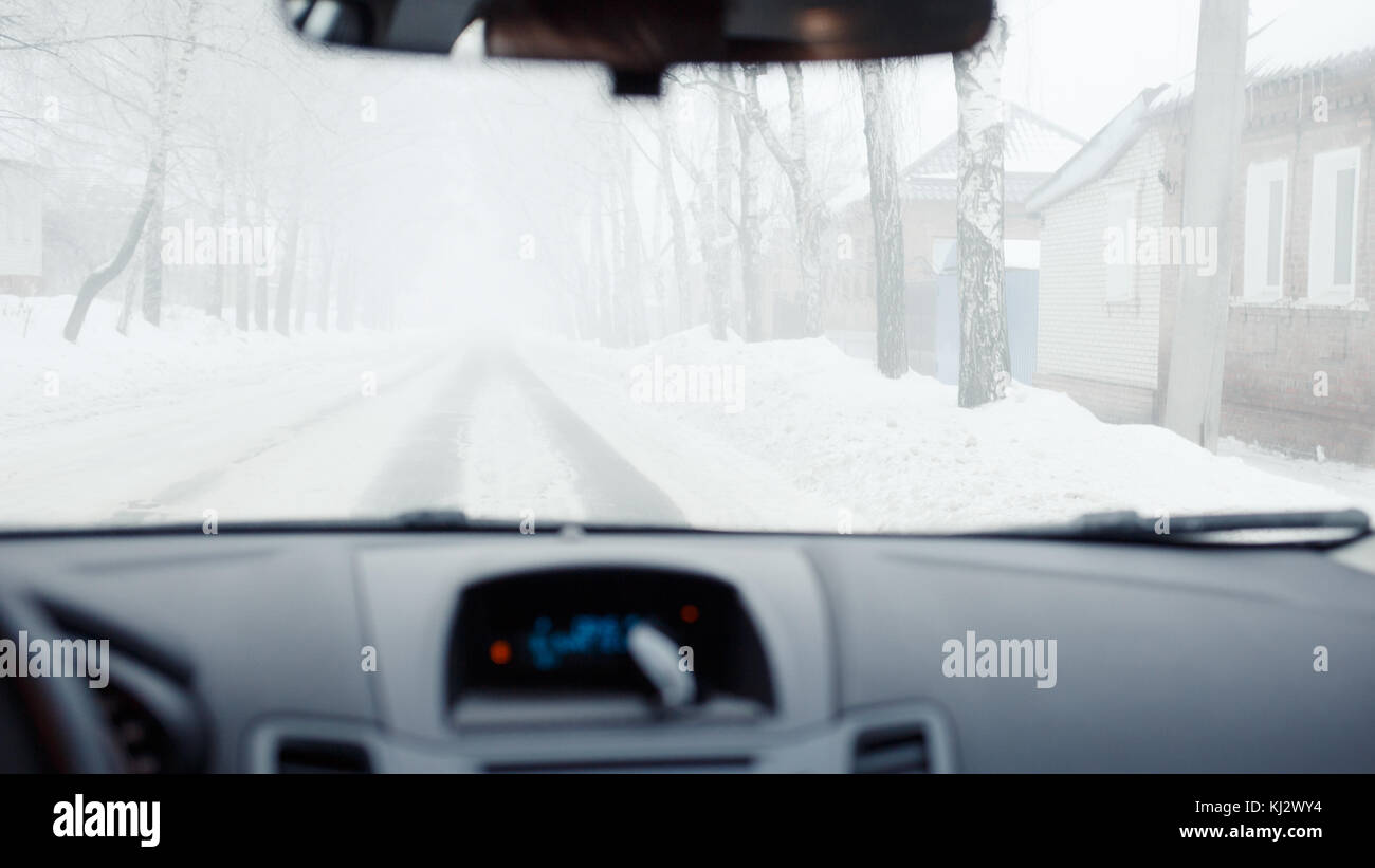Driving in bad visibility hires stock photography and images Alamy