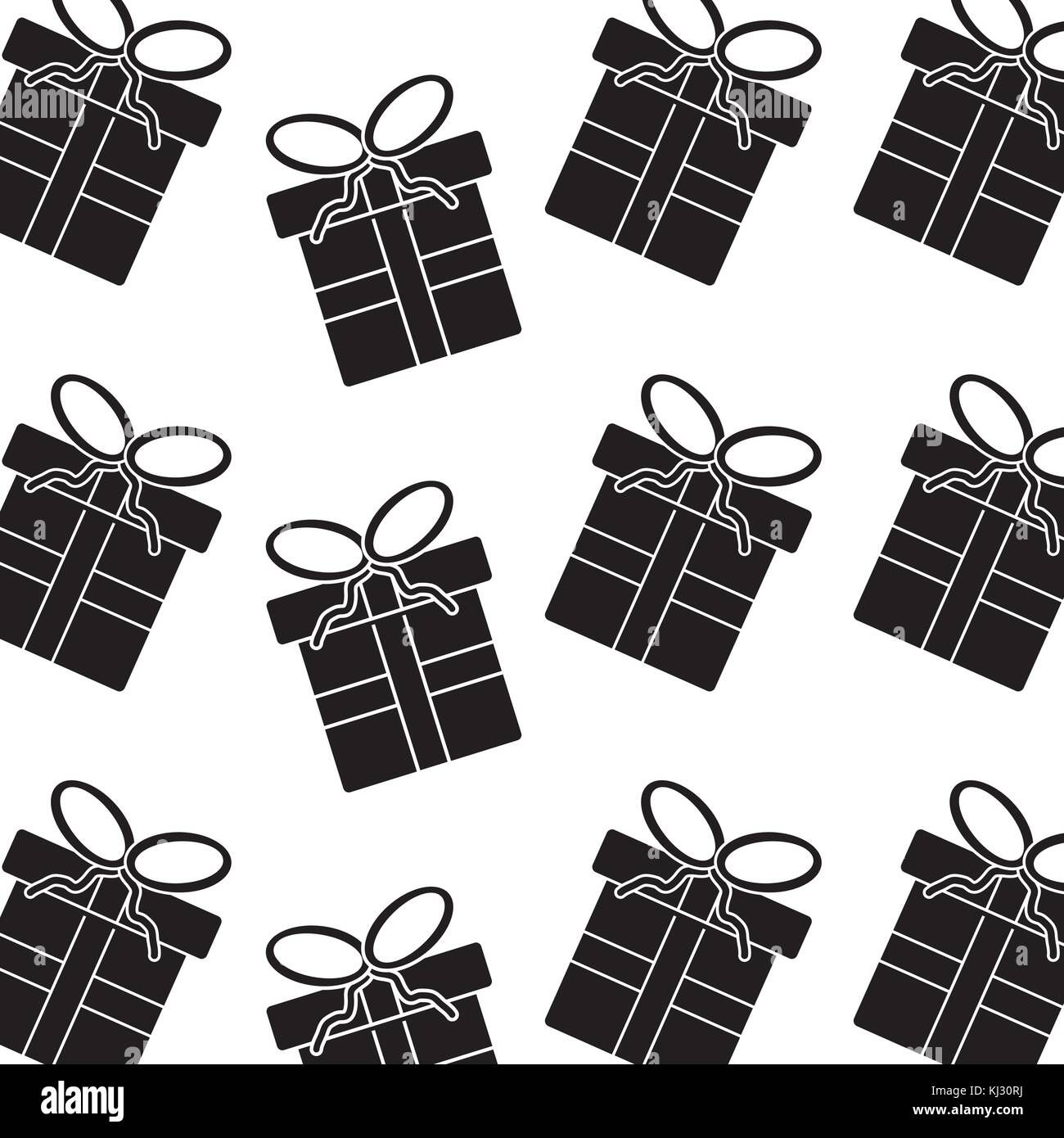 christmas gift present celebration seamless pattern image Stock Vector ...
