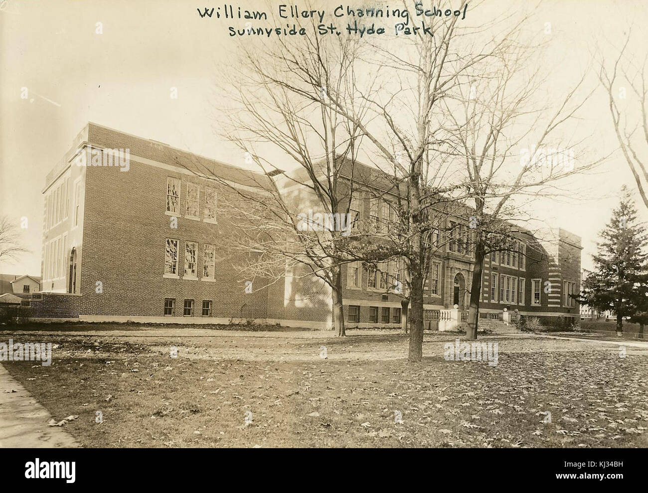 William Ellery Channing School - 0403002027b - City of Boston Archives Stock Photo