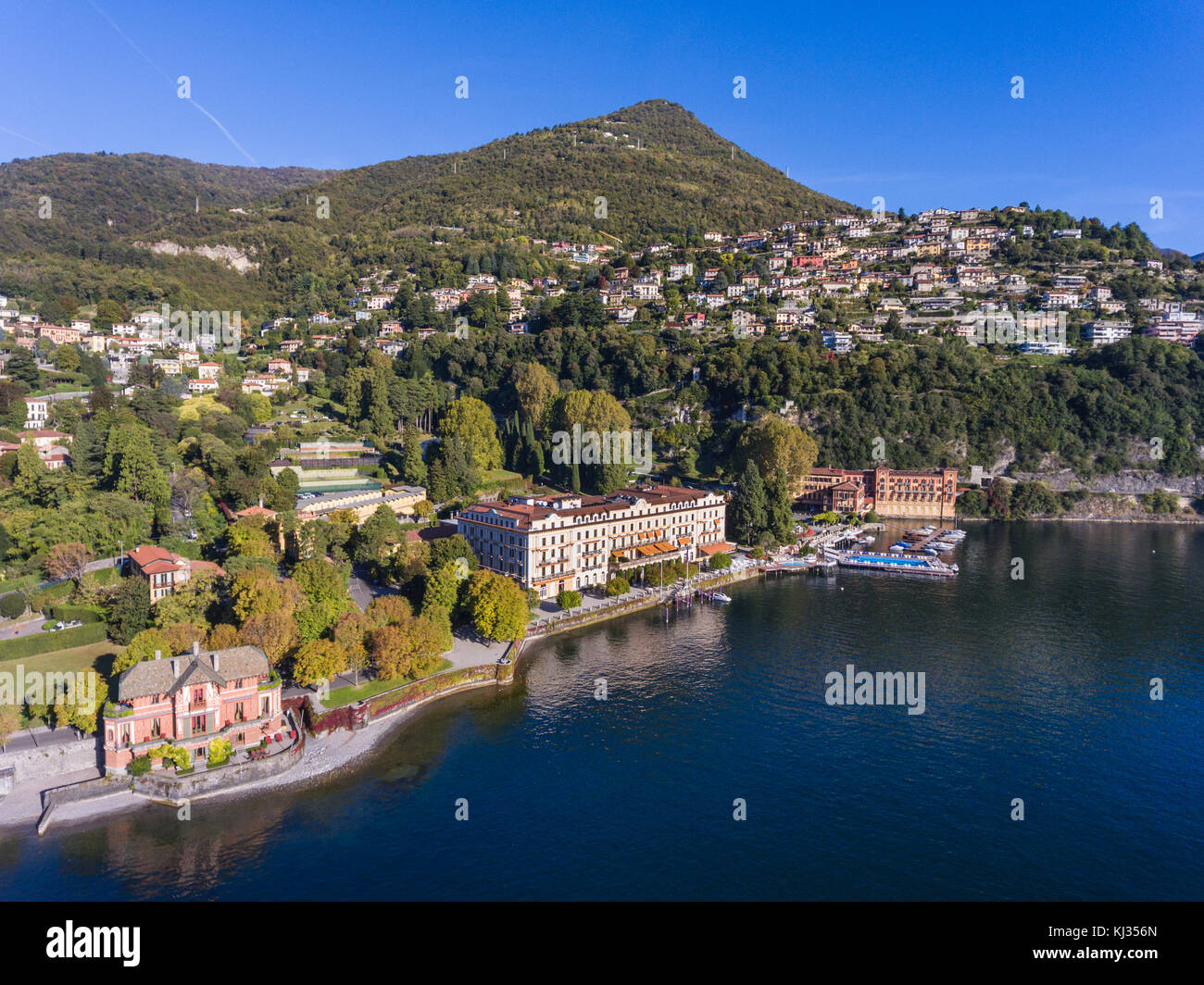 Villa D'Este, Cernobbio. Lake of Como Stock Photo