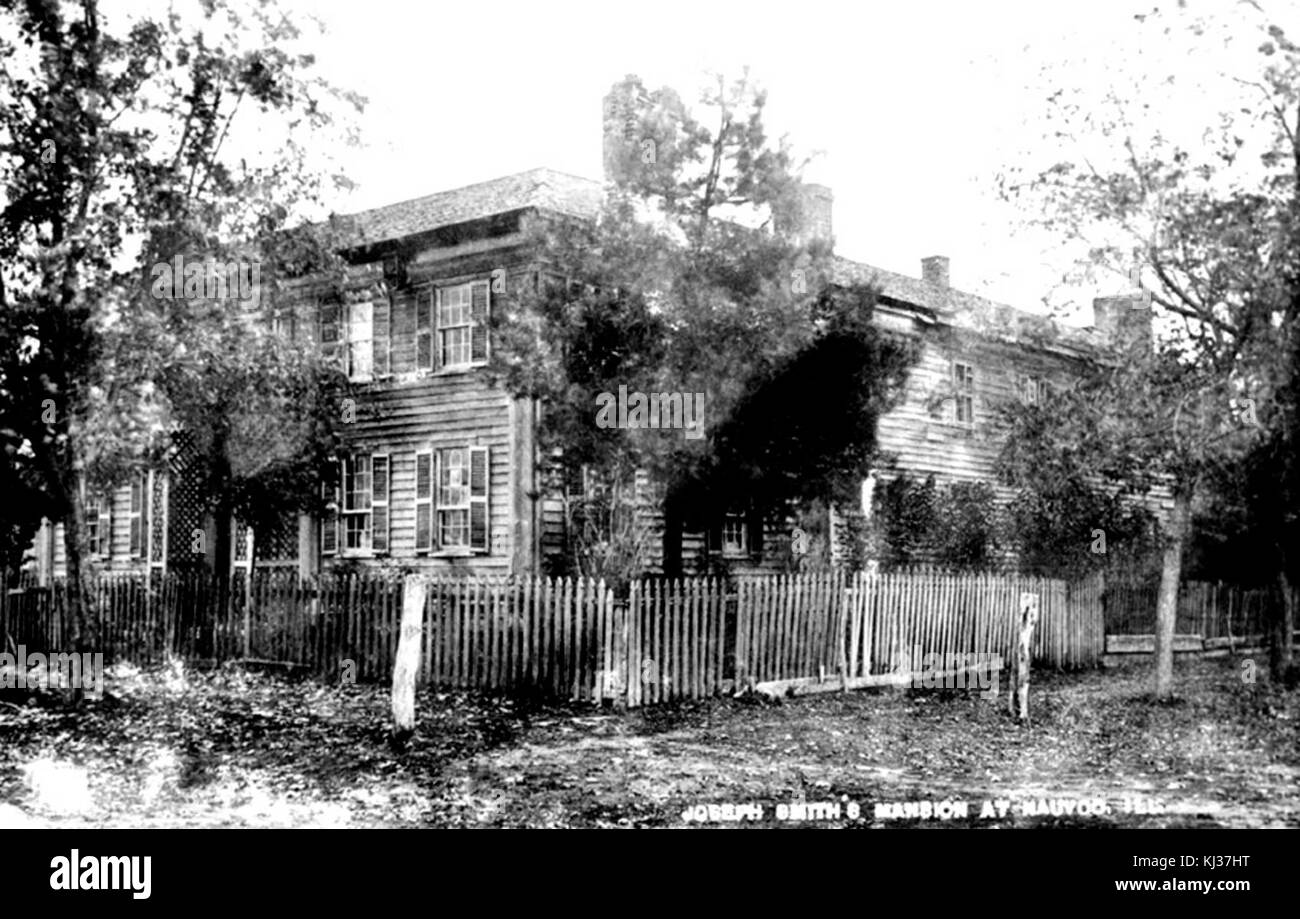 Mansion House, Nauvoo, Illinois Stock Photo Alamy