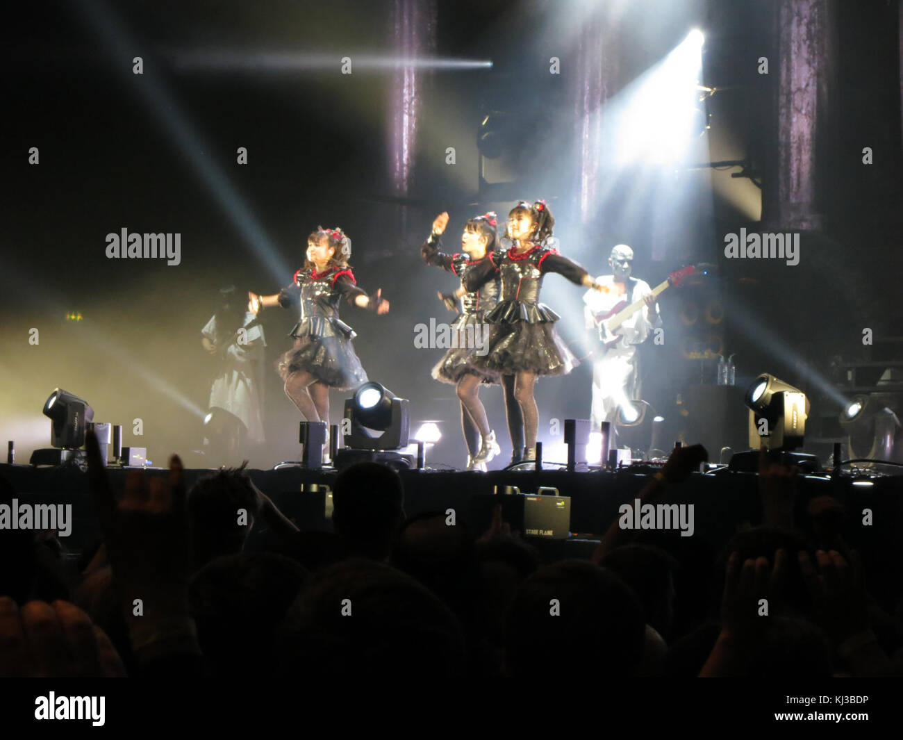 Babymetal Performing At Wembley Arena, London (26175475052 Stock Photo ...