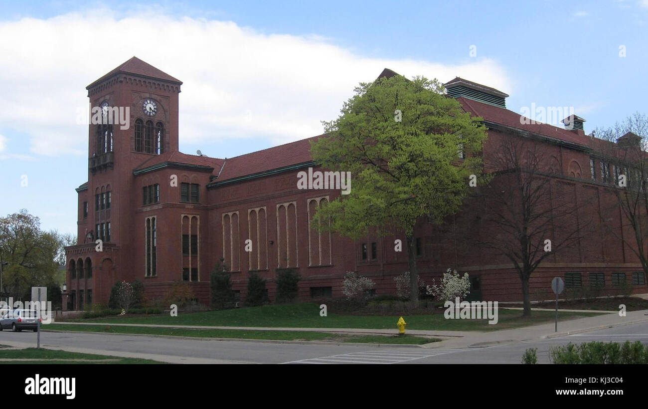 Lyons Township High School Reber Center Stock Photo Alamy