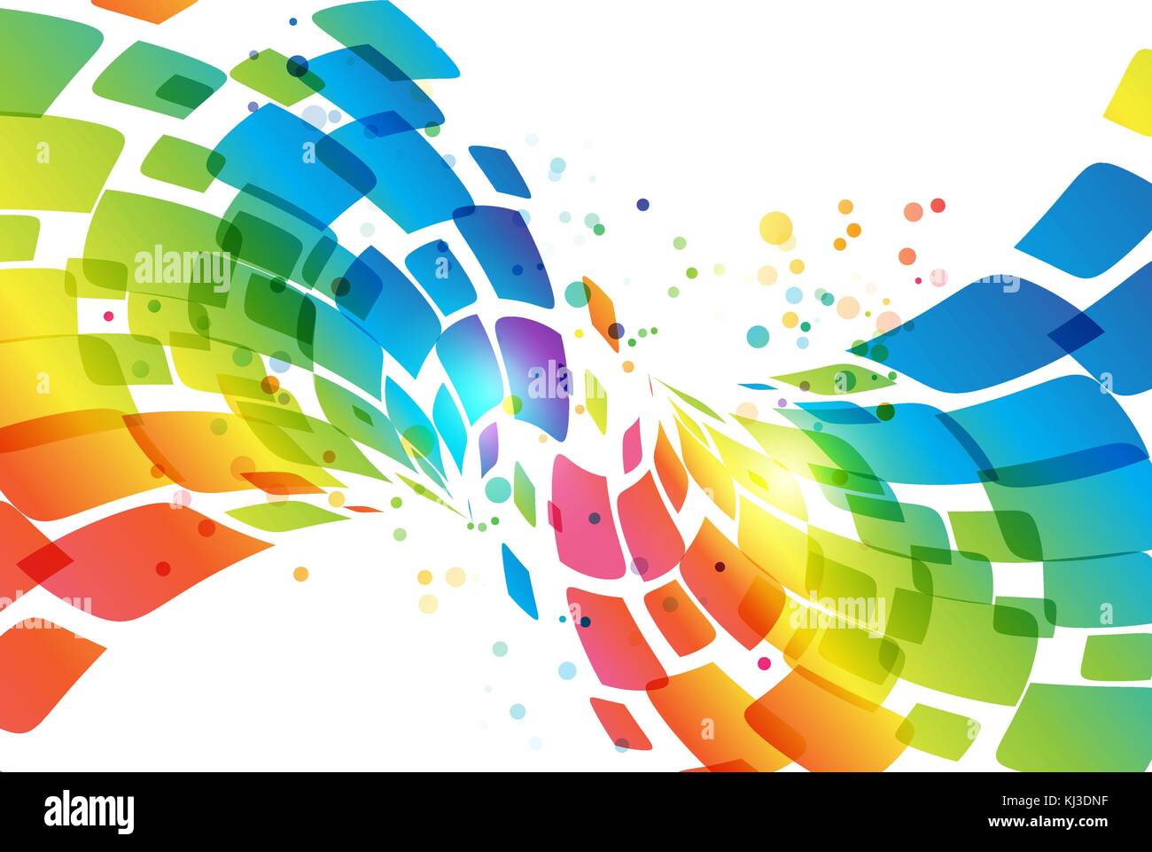 Colorful abstract background, multicolored and white Stock Vector
