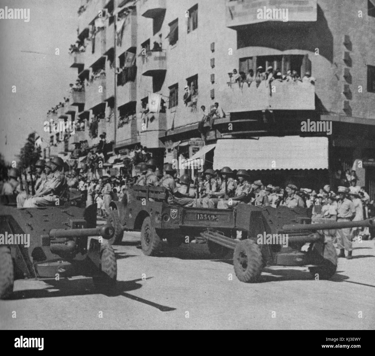 Israel 46663 Military Parade Stock Photo