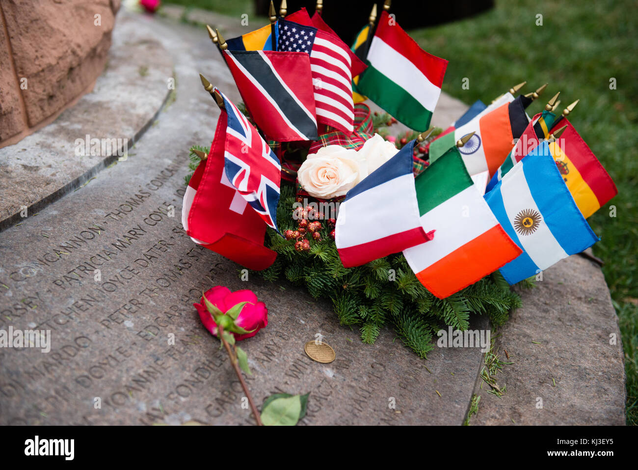 Pan Am Flight 103 memorial ceremony at Arlington National Cemetery