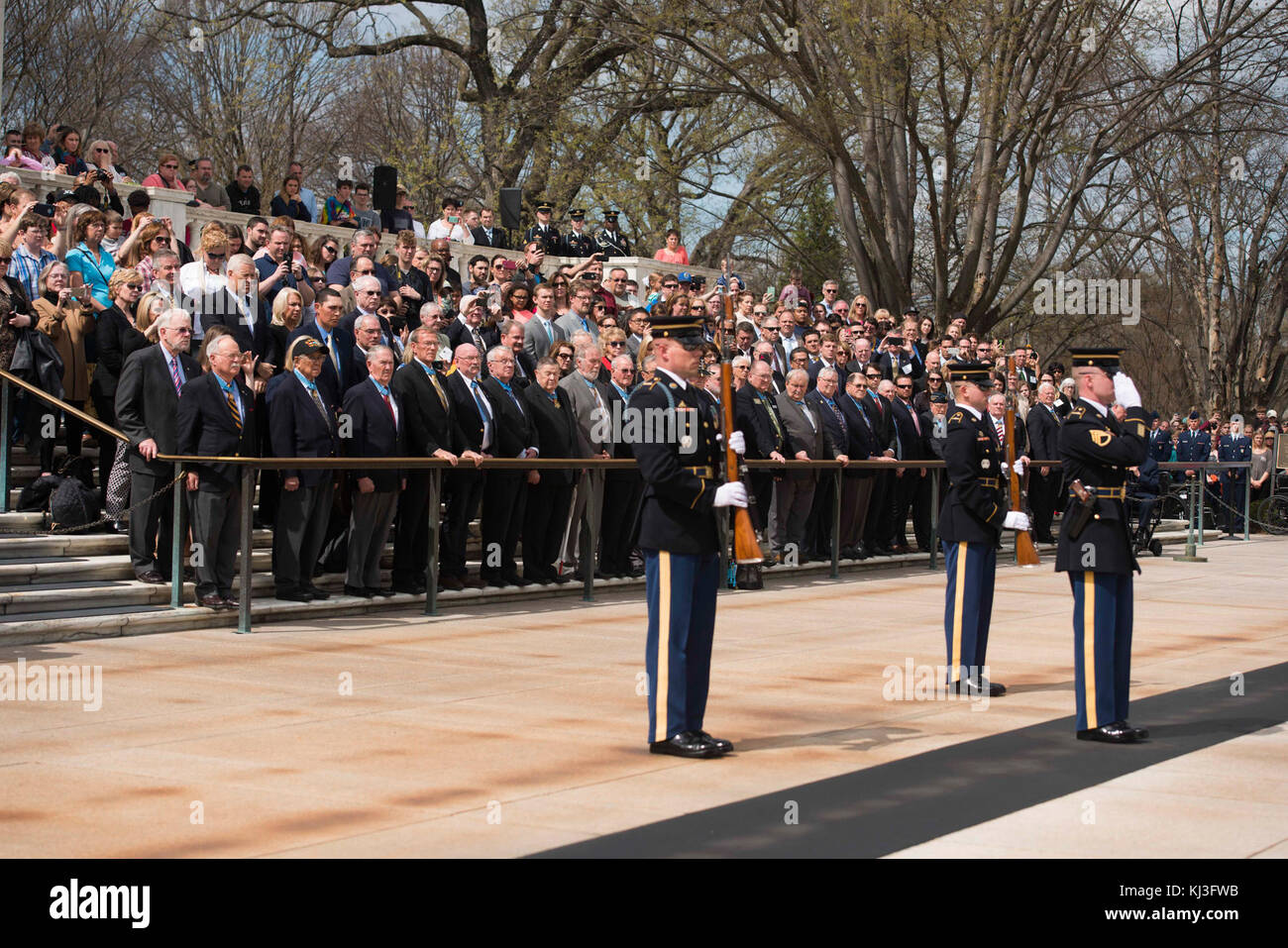 Medal of Honor Day at Arlington National Cemetery (26030172311) Stock Photo