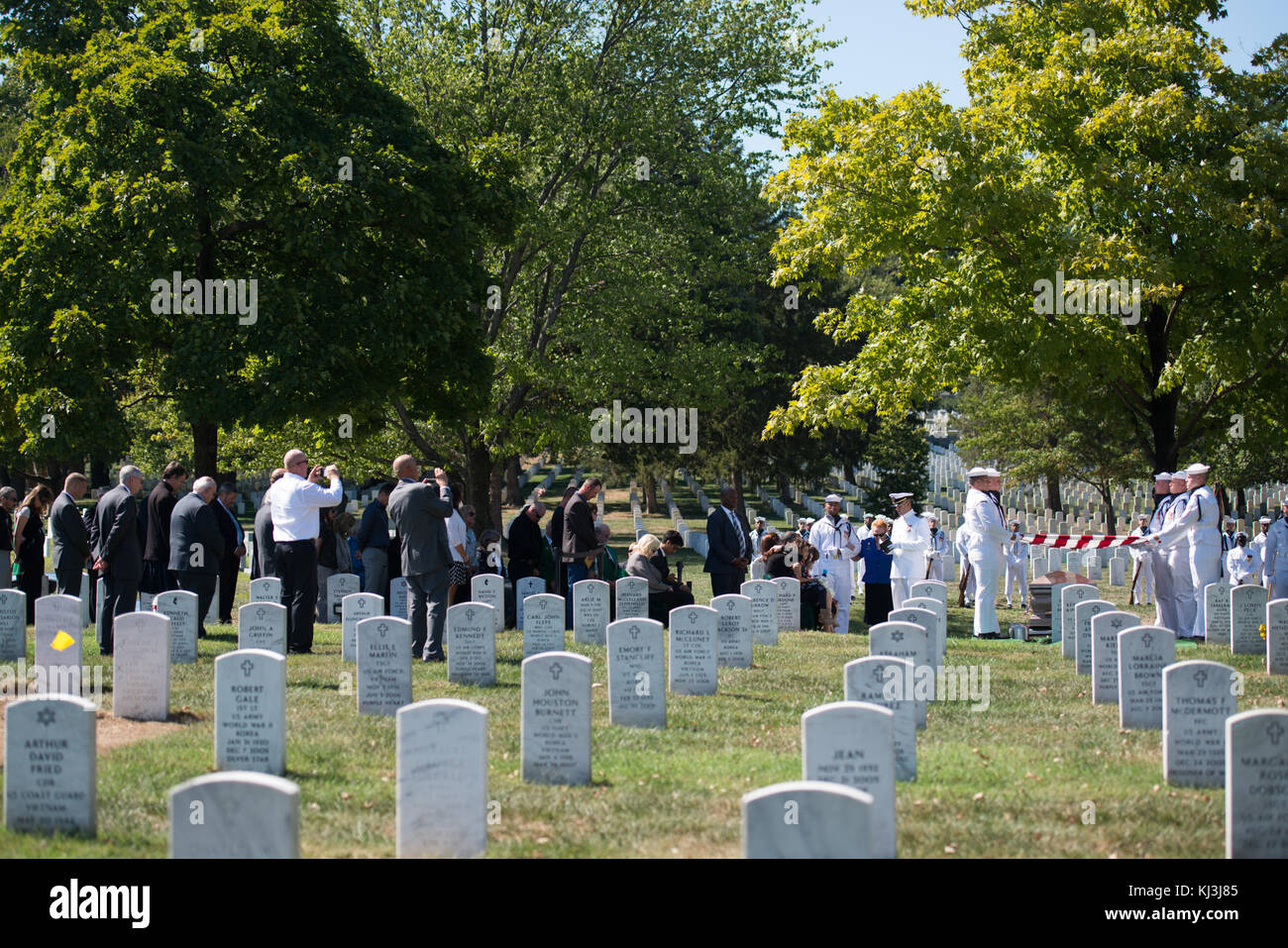 Graveside service for U.S. Navy Capt. Kent S. ber (29747646202 Stock Photo Alamy