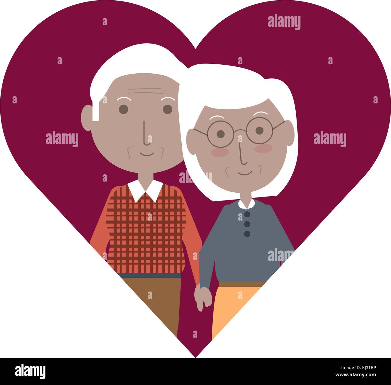 Elderly couple design Stock Vector Image & Art - Alamy