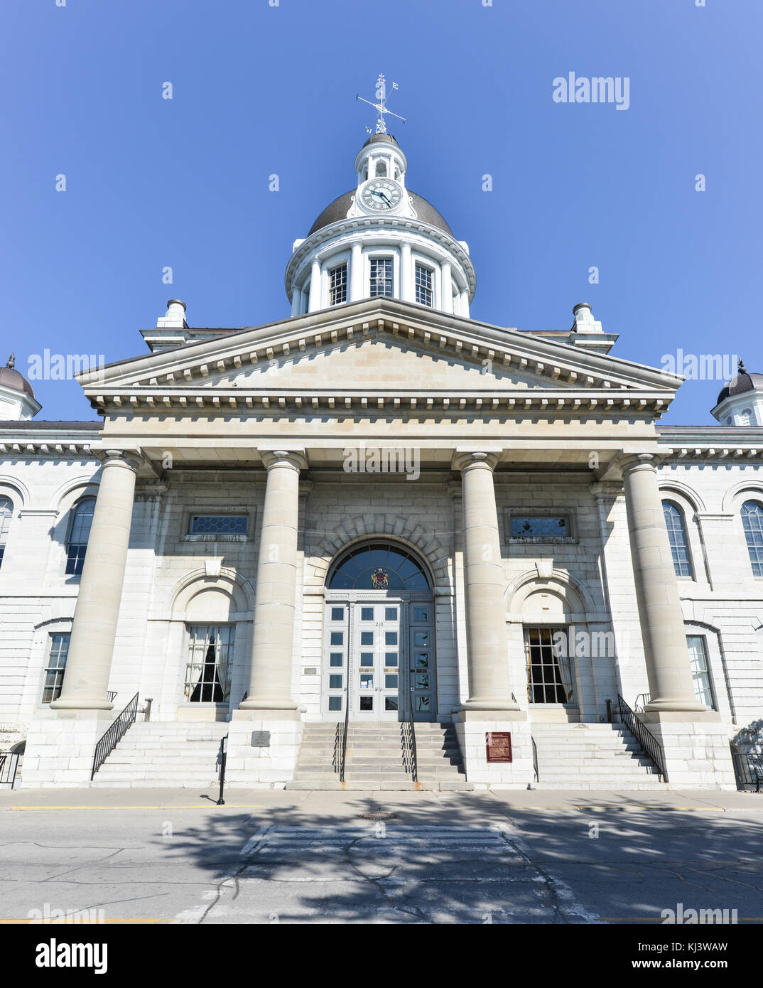 Kingston City Hall in Kingston, Ontario, Canada. The city hall is a