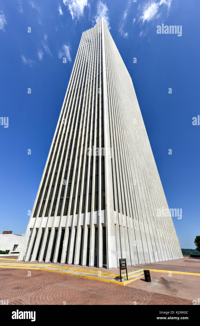 The Erastus Corning Tower in Albany, New York. It is the tallest skyscraper in the state of New