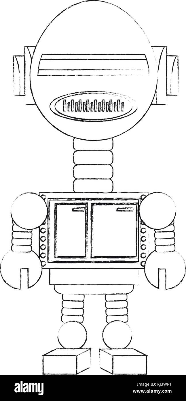 cartoon robot icon Stock Vector Image &amp; Art - Alamy